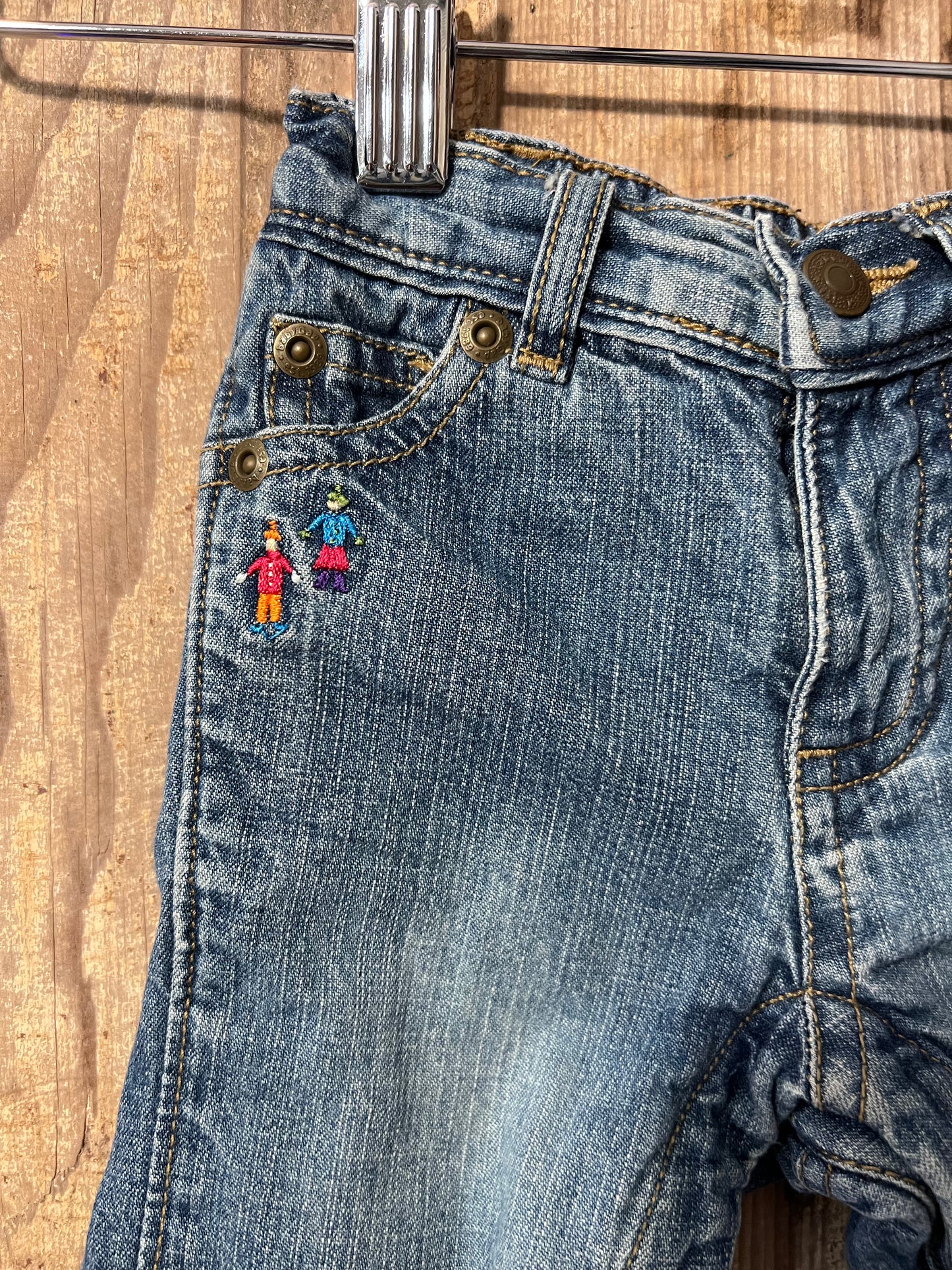 [URL] Baby Gap Embroidered Little People Jeans
