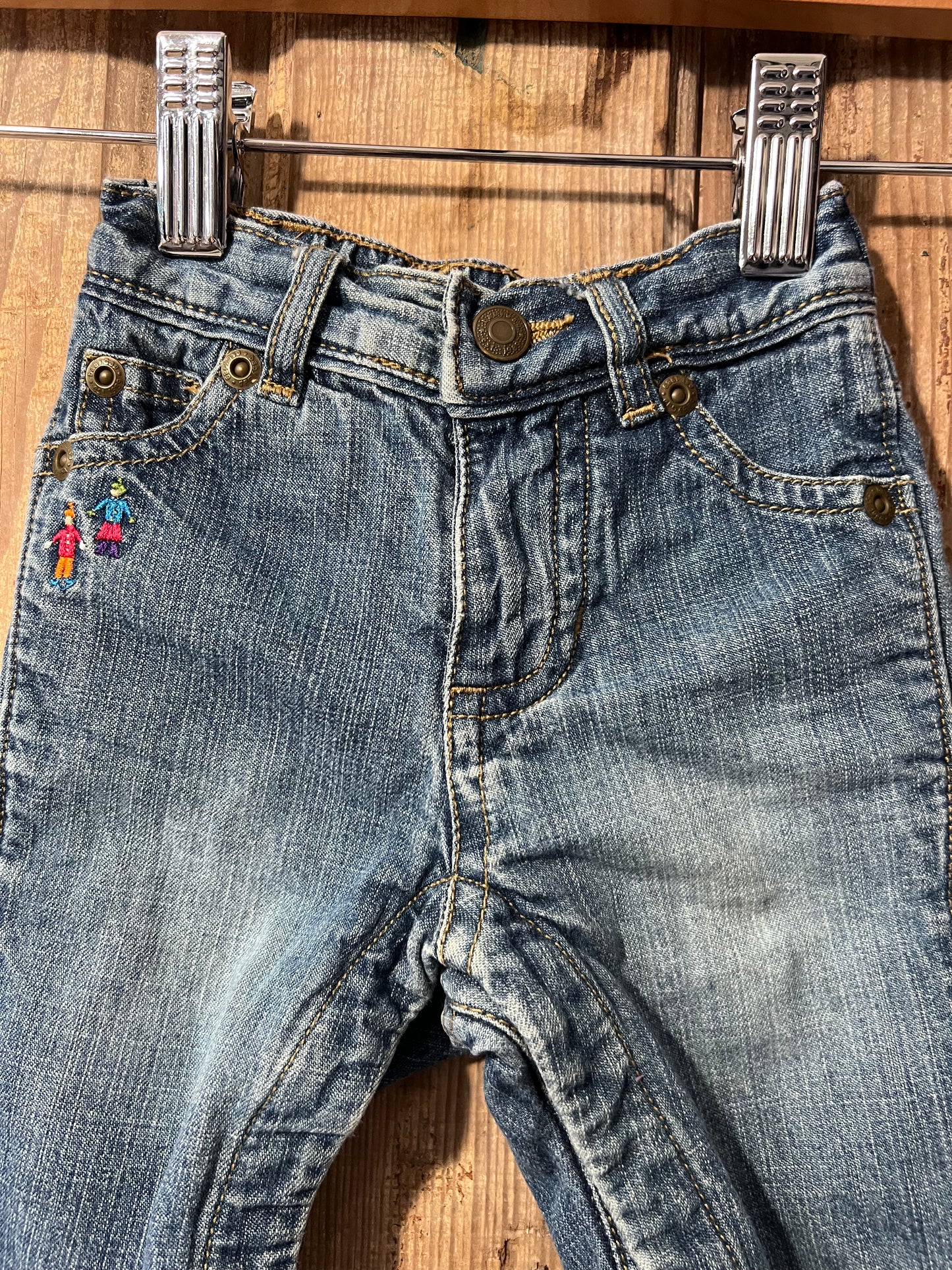 [URL] Baby Gap Embroidered Little People Jeans