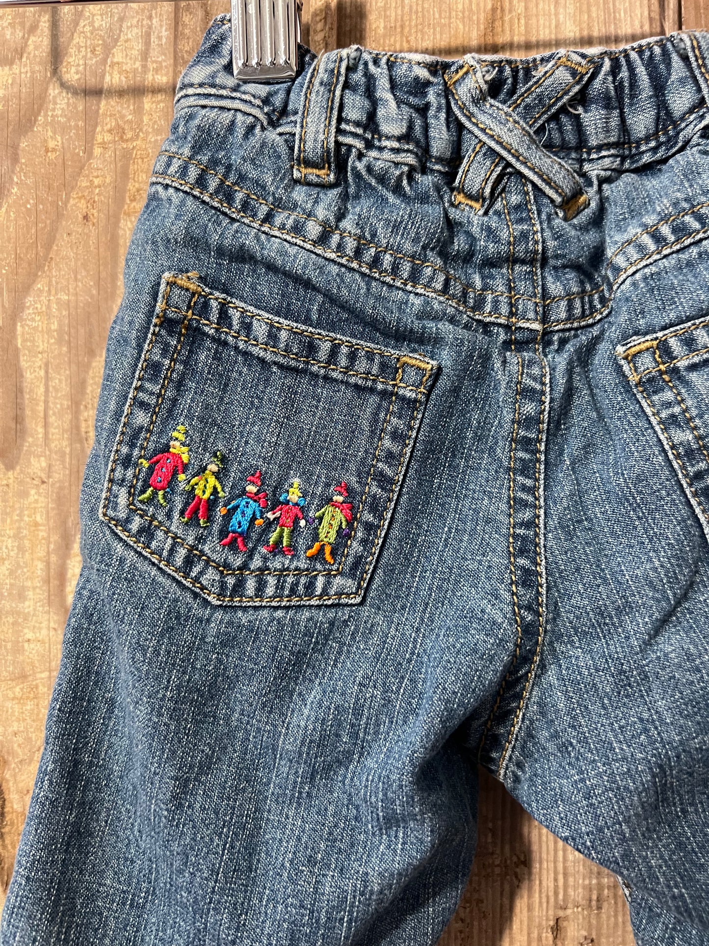 [URL] Baby Gap Embroidered Little People Jeans