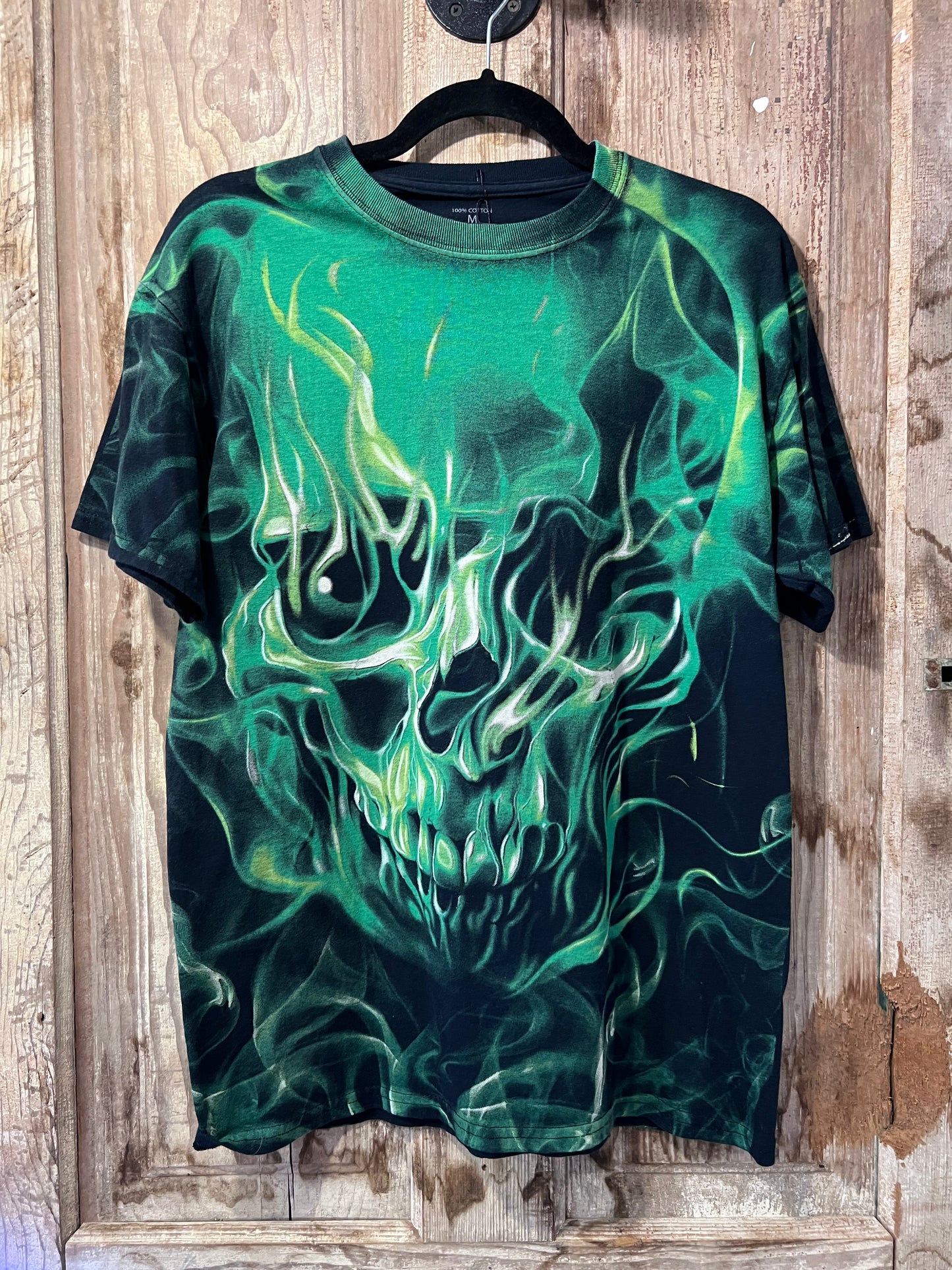 Y2K Flaming Skull T-Shirt