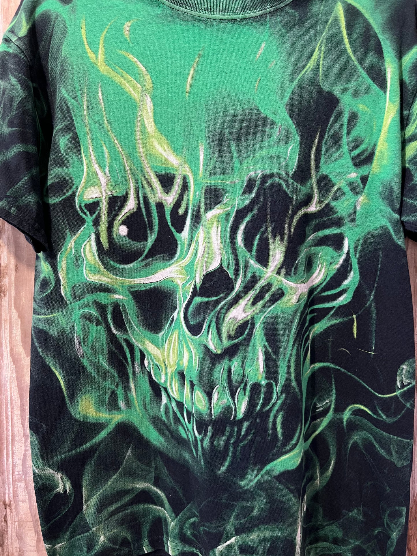 Y2K Flaming Skull T-Shirt