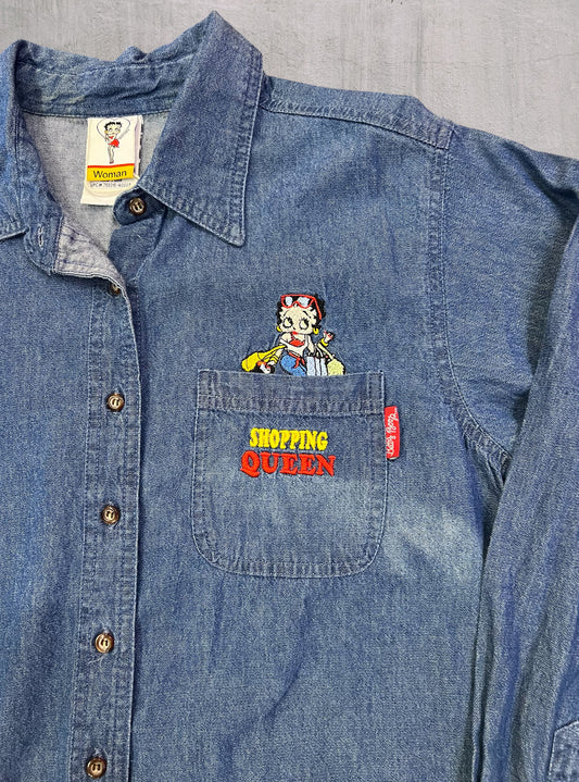 90's Betty Boop Button Up