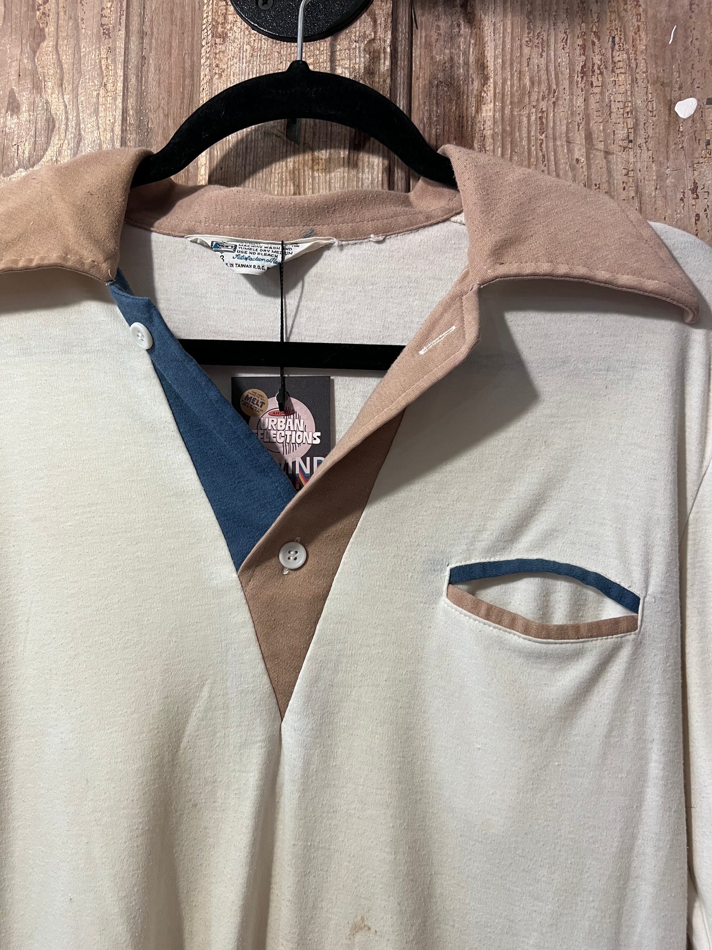 70's/80's K-Mart 3 Toned Collared Shirt