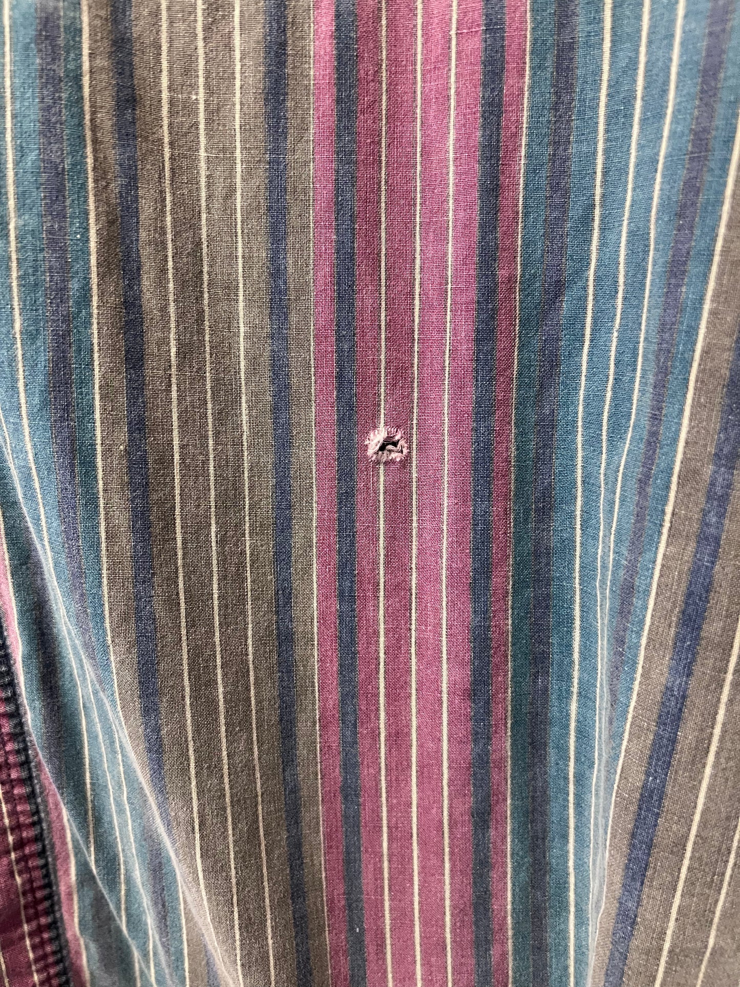 90's Muted Striped Button Up Shirt