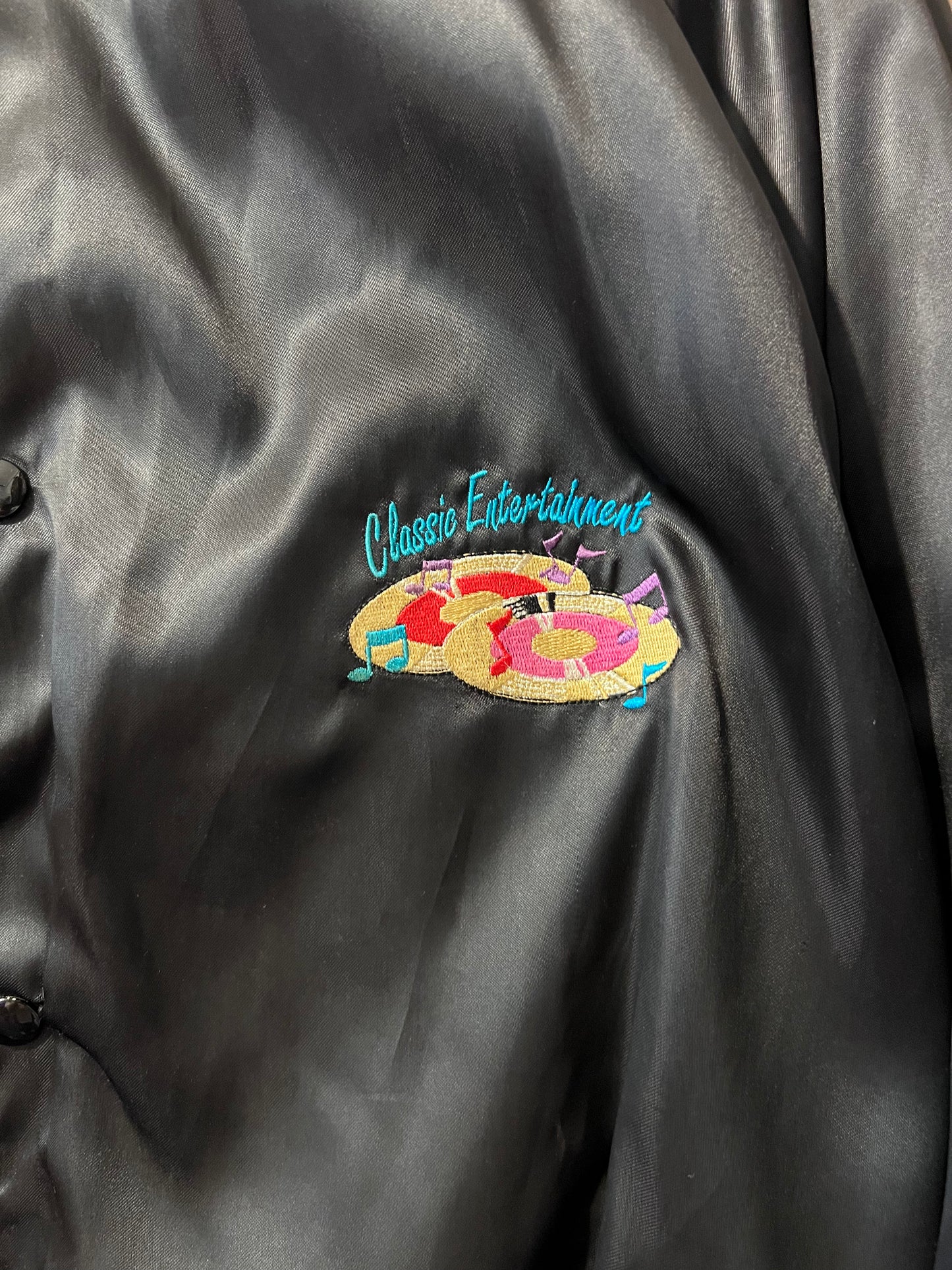 80's "Classic Entertainment" Embroidered Bomber Jacket