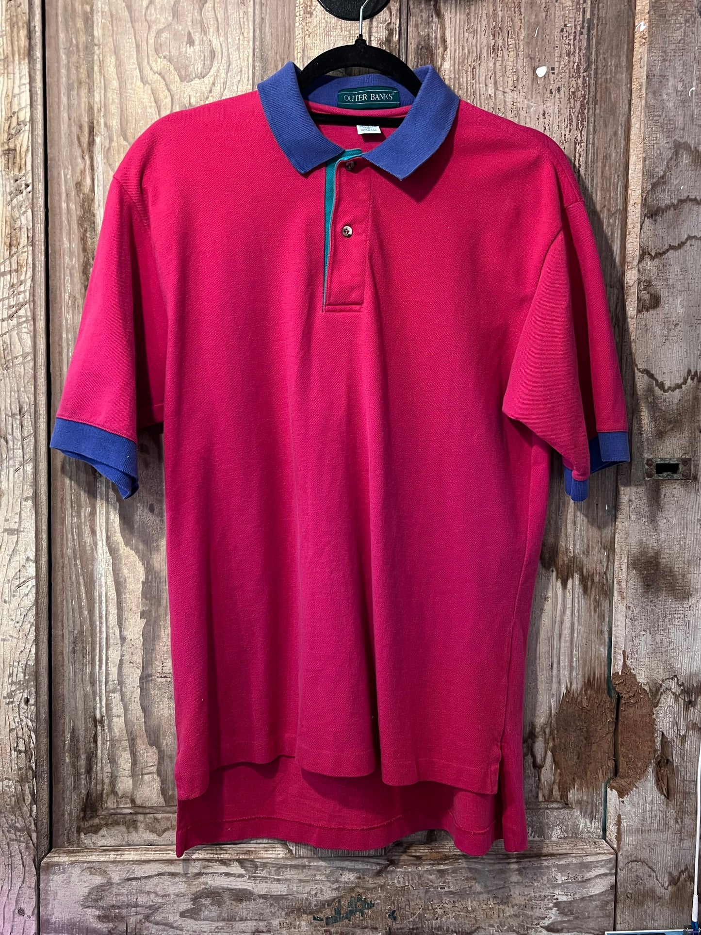 Y2K Outer Banks Two Tone Polo Shirt