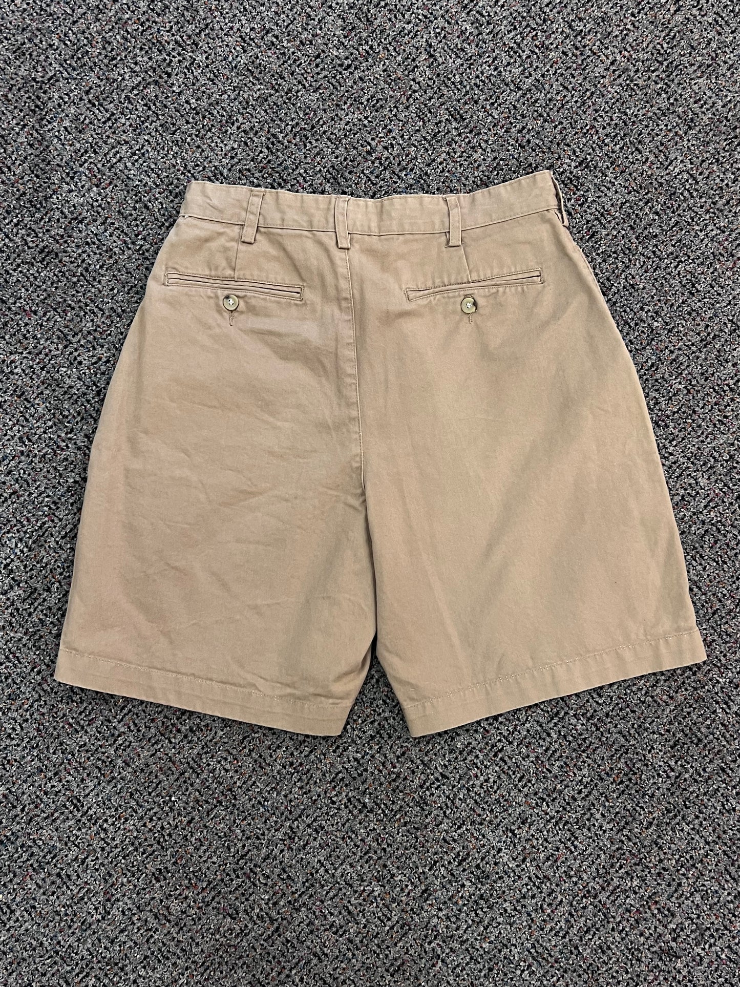 Steve Barrys Khaki Relaxed Fit Shorts