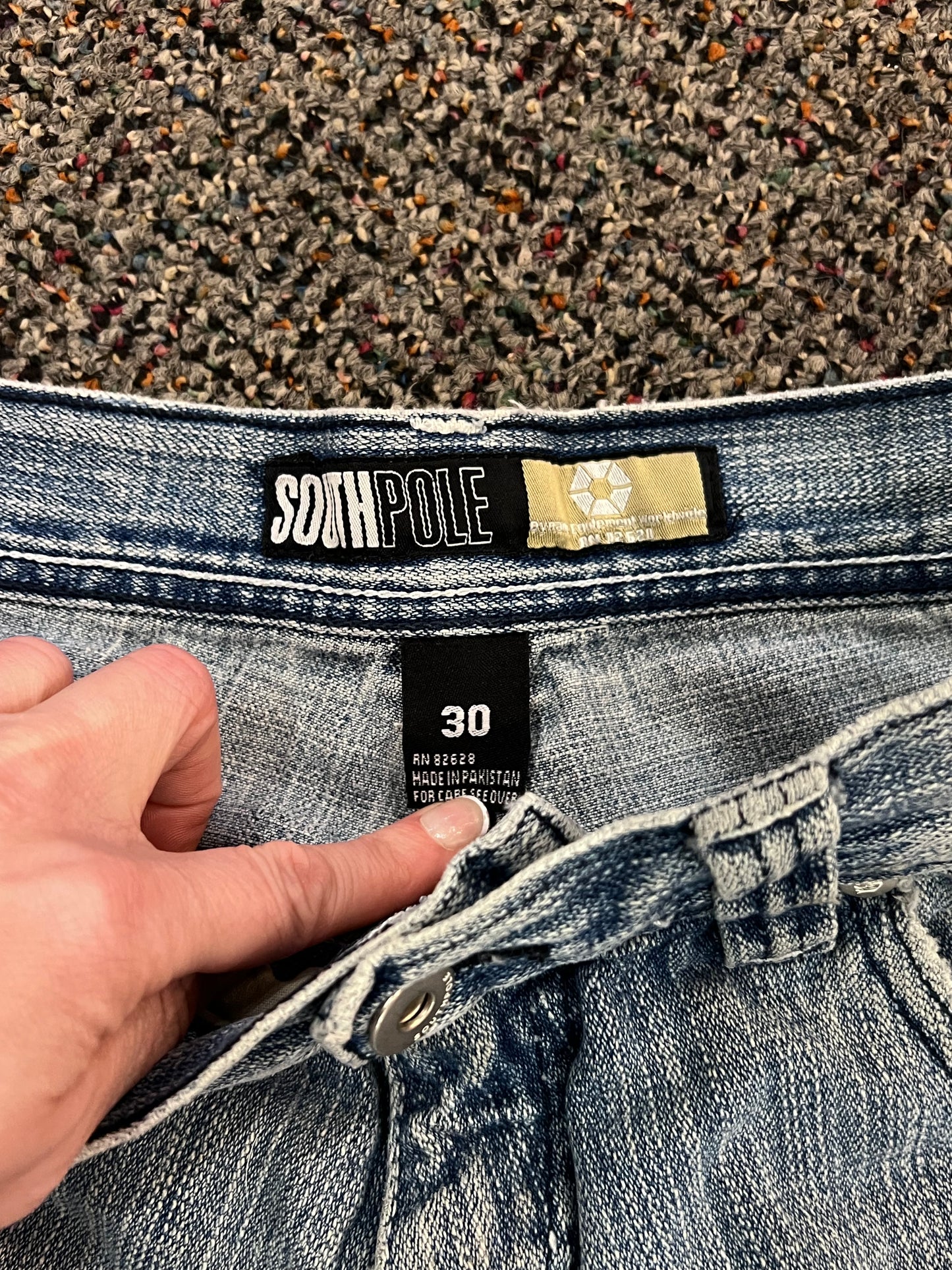 Y2K South Pole Denim Shorts