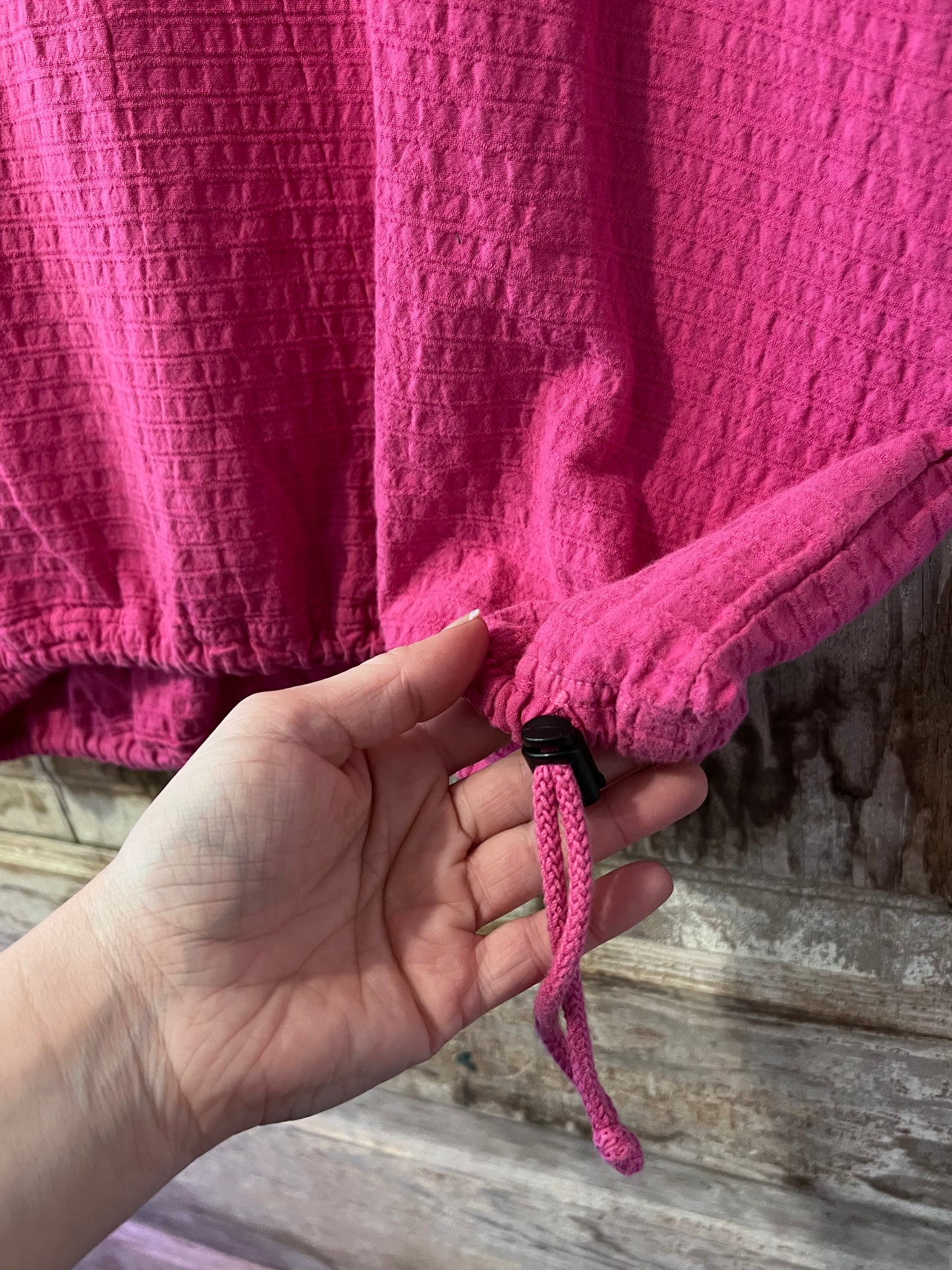 VTG 90's EzzeWear Pink Quarter Zip