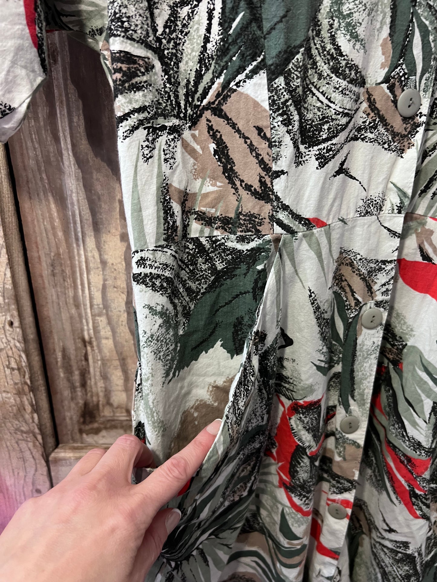 Wild Dress Tropical Patterned Dress