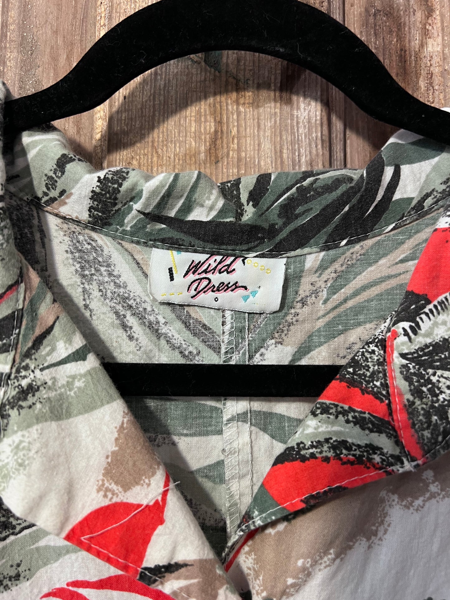 Wild Dress Tropical Patterned Dress