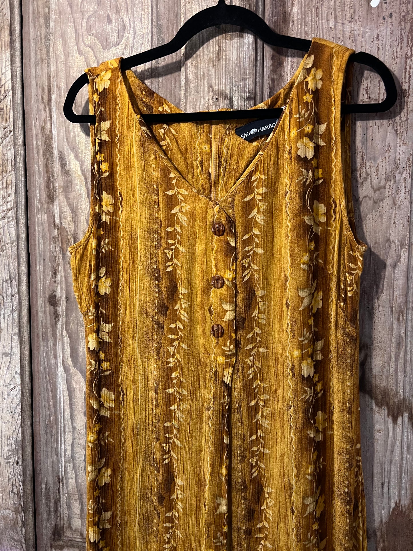 VTG Sag Harbor Floral Button Dress