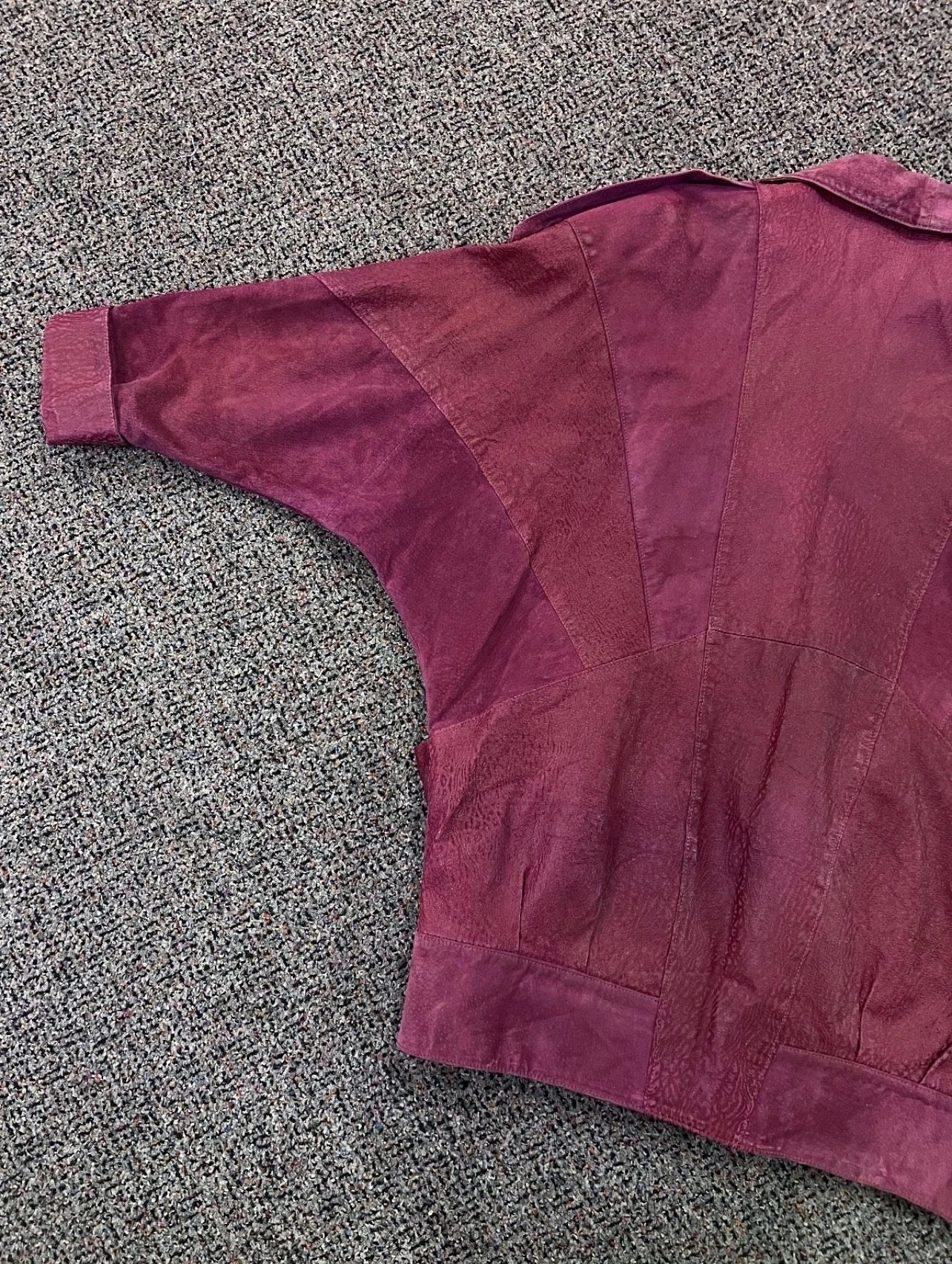 80's Vintage Avanti red Womens Leather Jacket