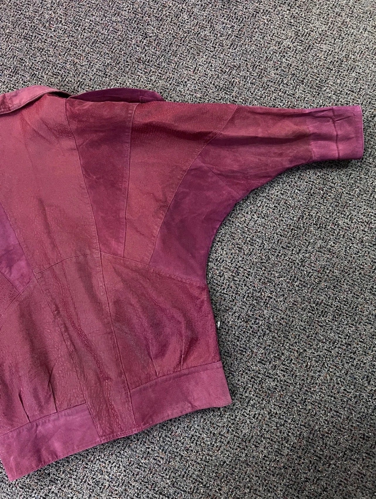 80's Vintage Avanti red Womens Leather Jacket