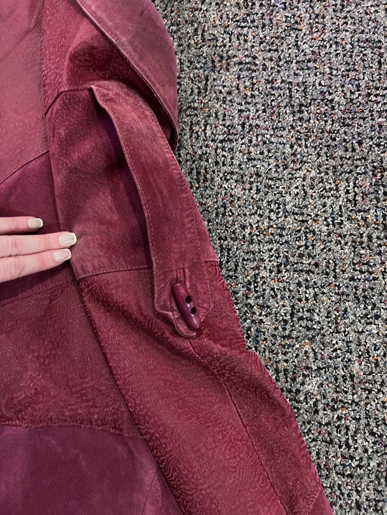 80's Vintage Avanti red Womens Leather Jacket