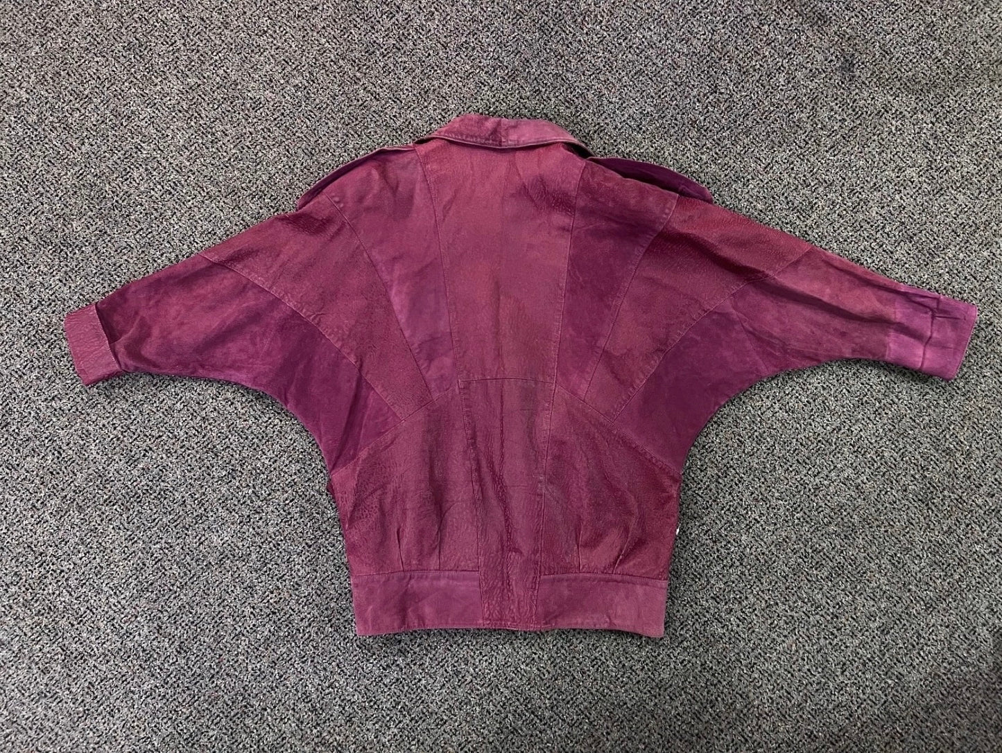 80's Vintage Avanti red Womens Leather Jacket