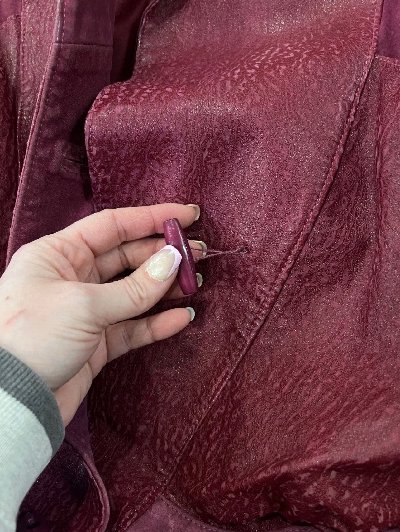 80's Vintage Avanti red Womens Leather Jacket