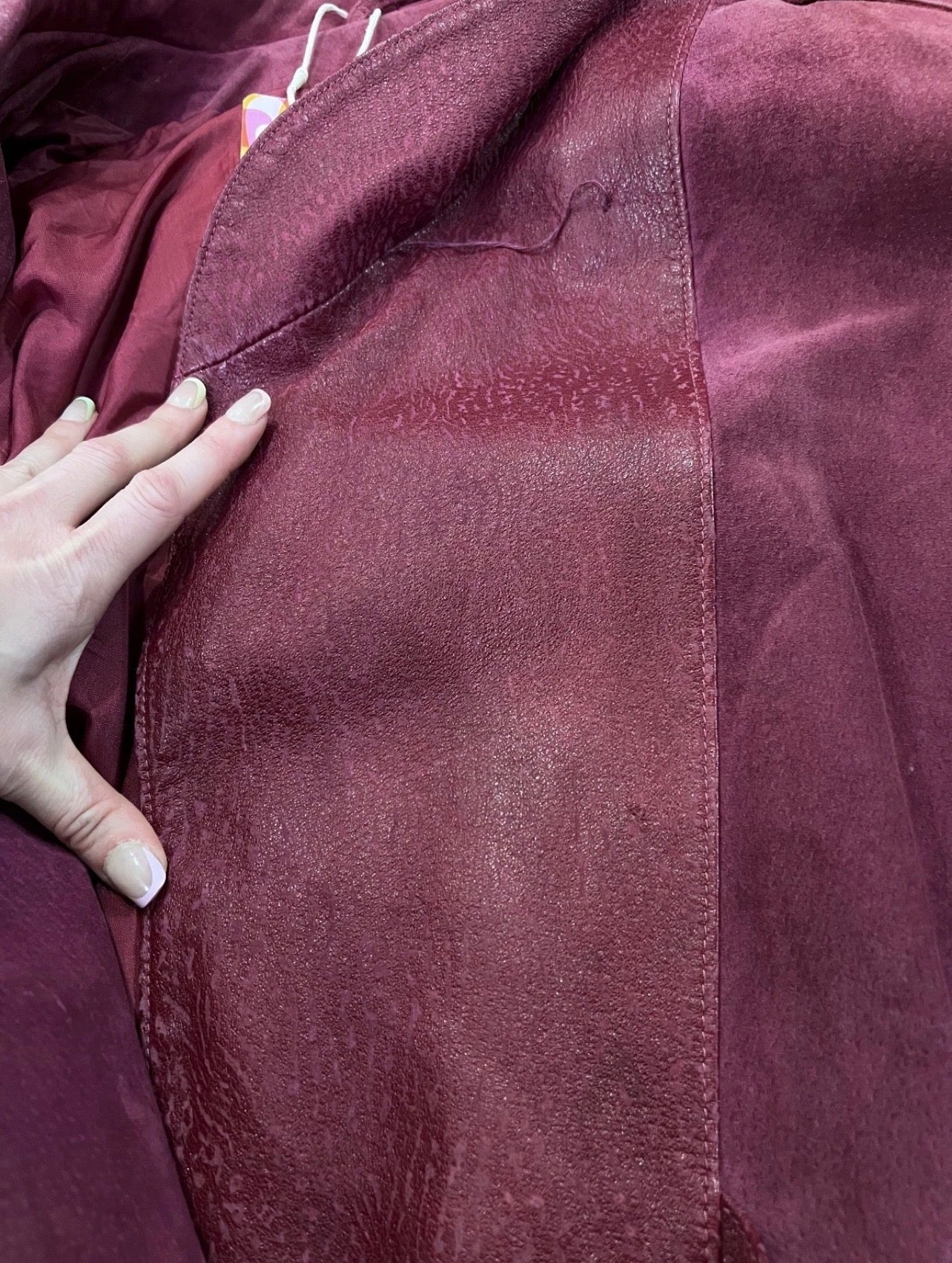 80's Vintage Avanti red Womens Leather Jacket