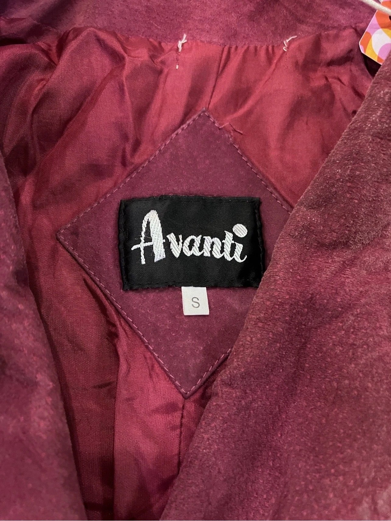 80's Vintage Avanti red Womens Leather Jacket