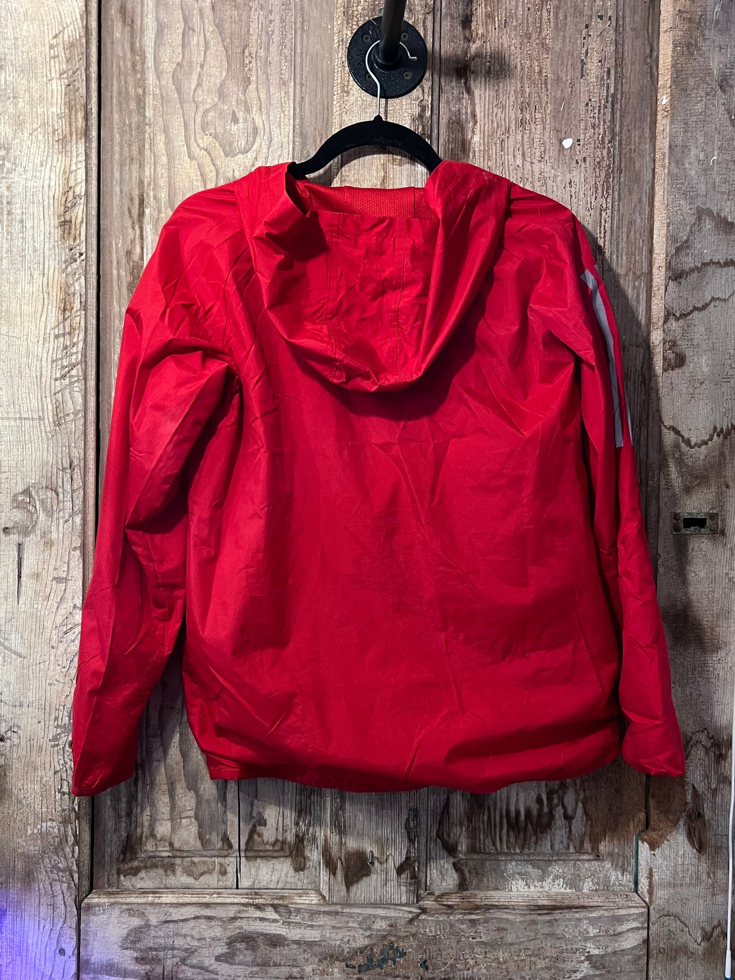 [URL] Red Adidas Youth Hooded Windbreaker
