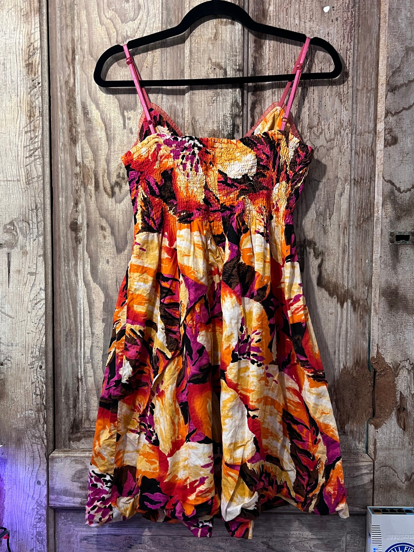 Y2K Speed Control Bright Floral Dress
