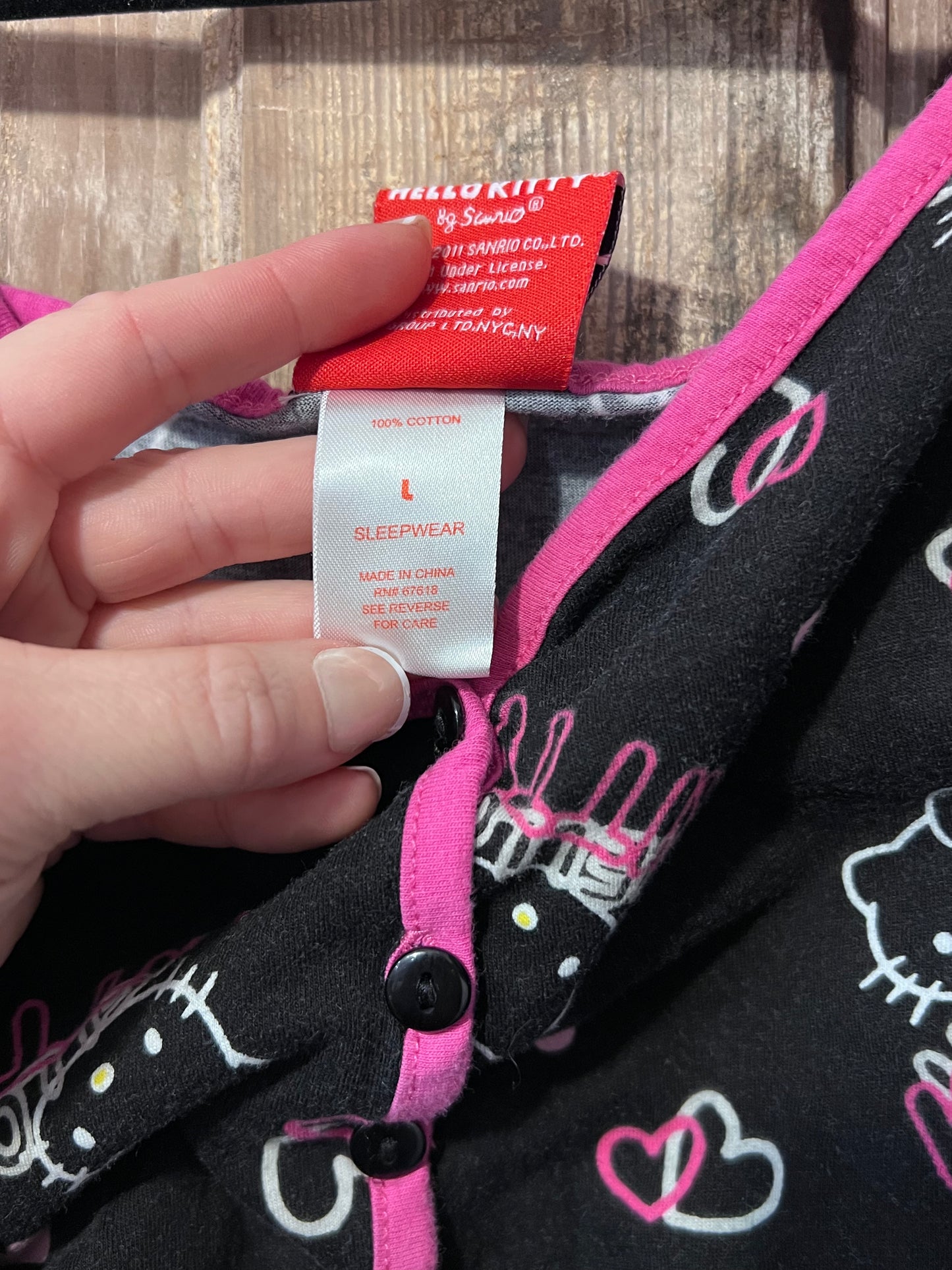 Y2K Hello Kitty Sleepwear Romper
