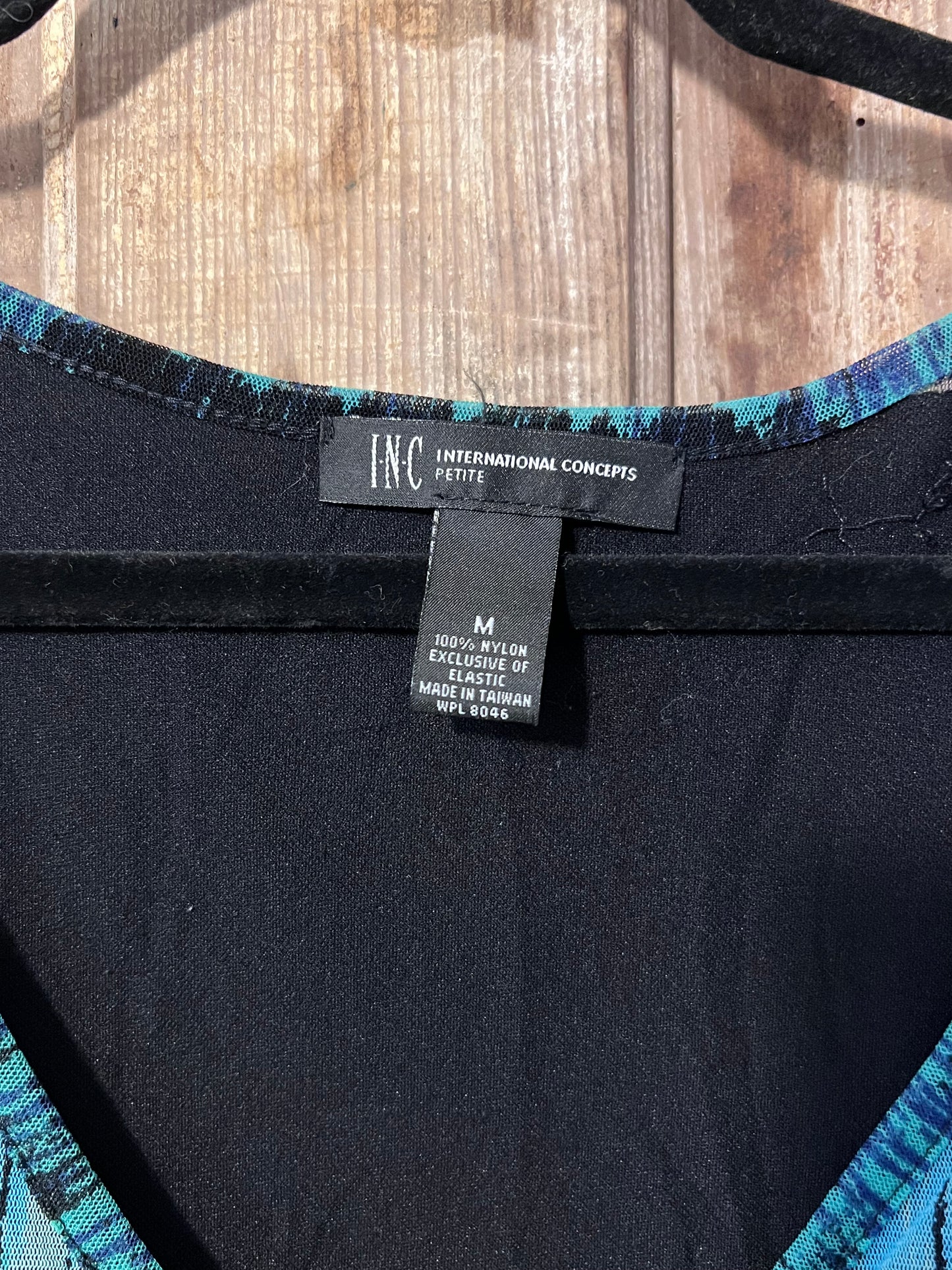 INC Concepts BLUE/BLK Flowy Dress
