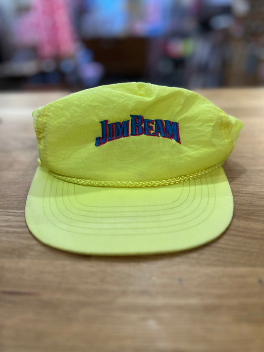 Neon Yellow Jim Beam Hat