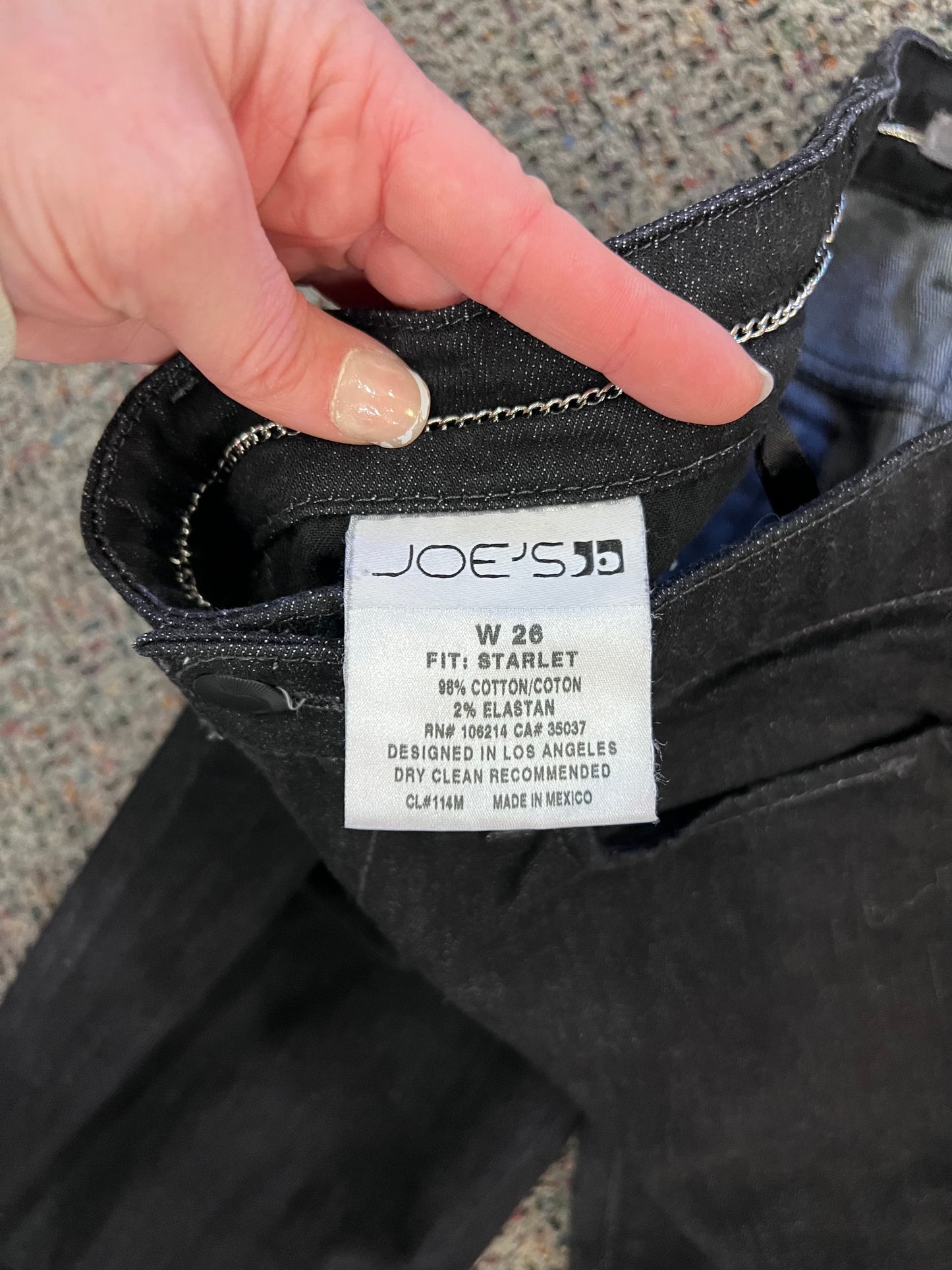 Y2K Joe's BLK Denim Jeans