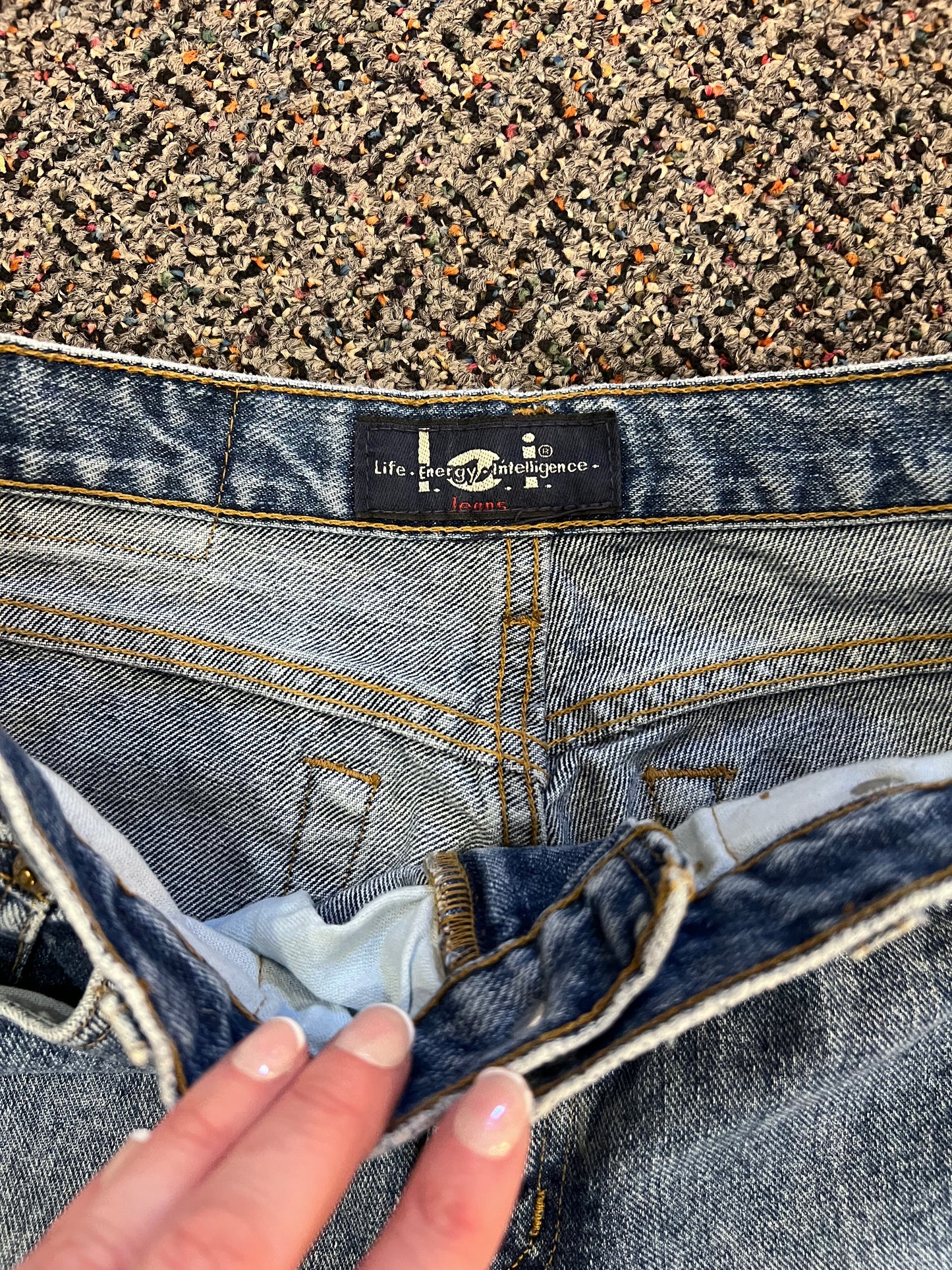 Y2K l.e.i. Denim Flare Jeans