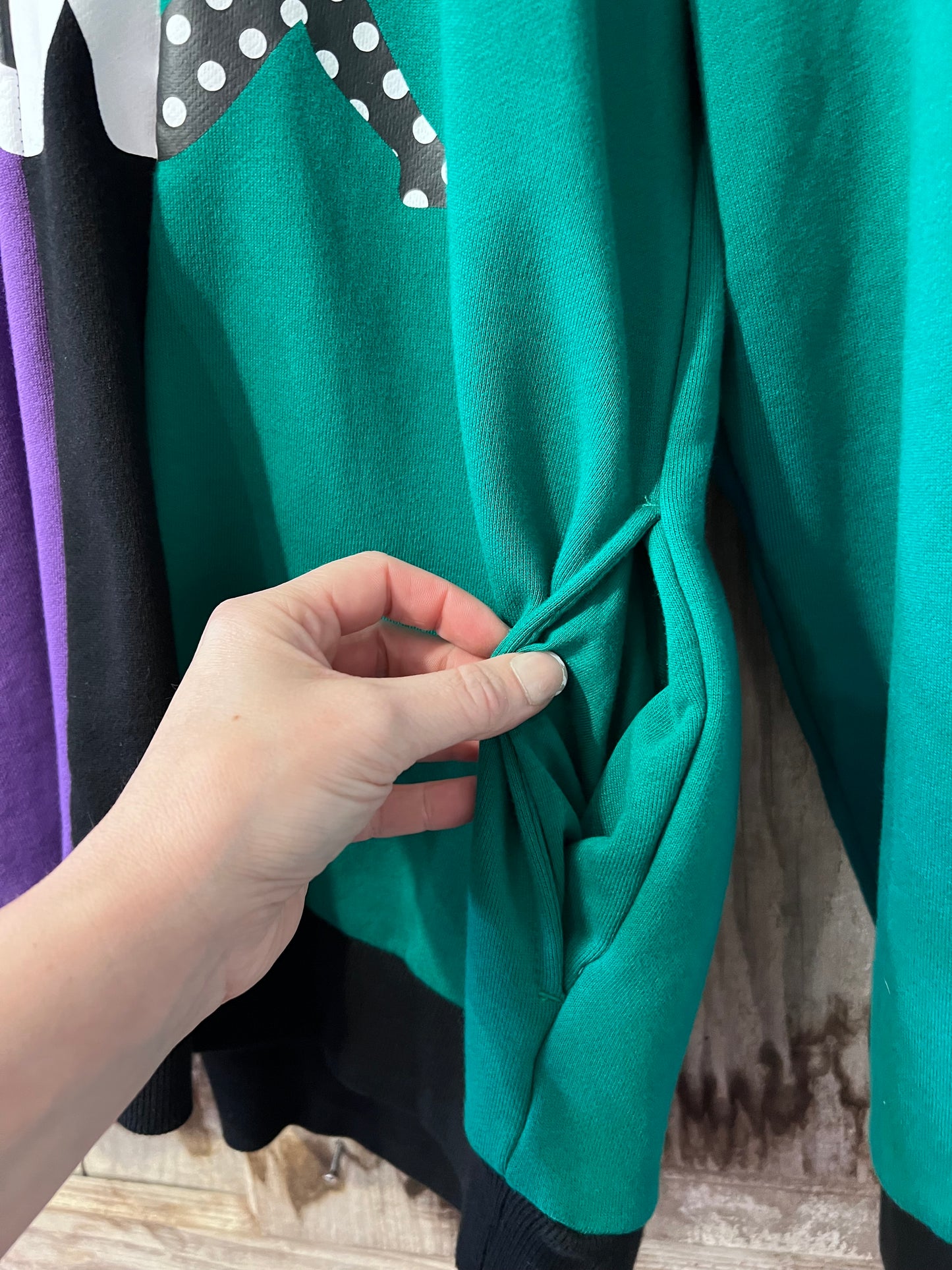 Two Tone KAPPA Quarter Zip Hoodie