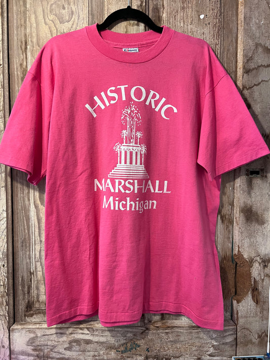 Pink VTG Historic Marshall T-shirt