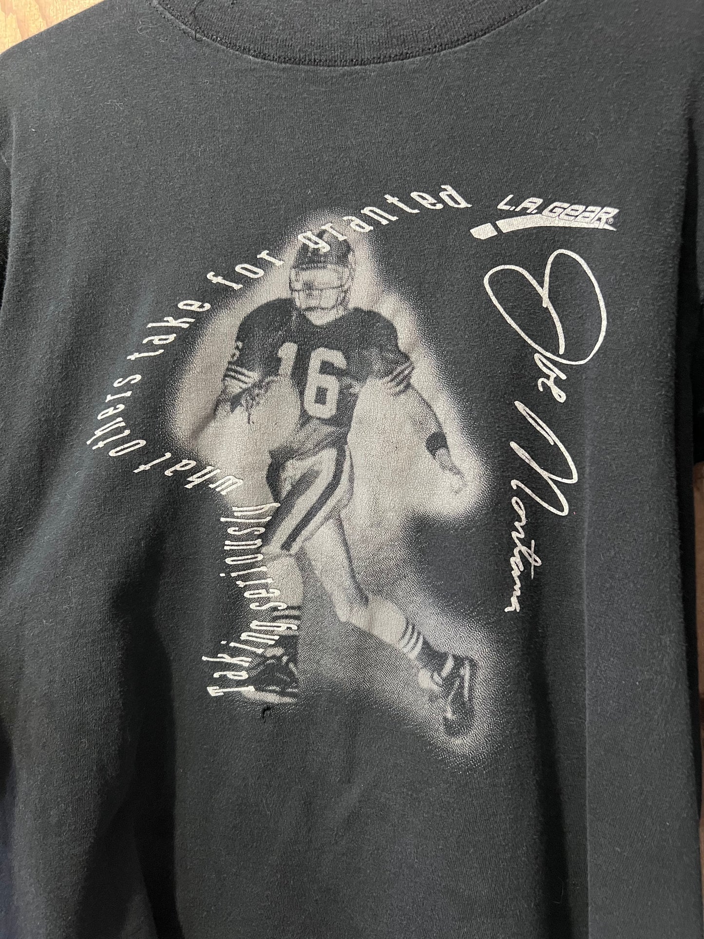 VTG LA Gear BLK Football Longsleeve Shirt