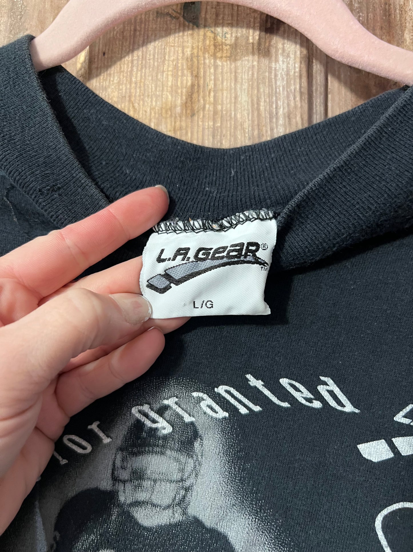 VTG LA Gear BLK Football Longsleeve Shirt