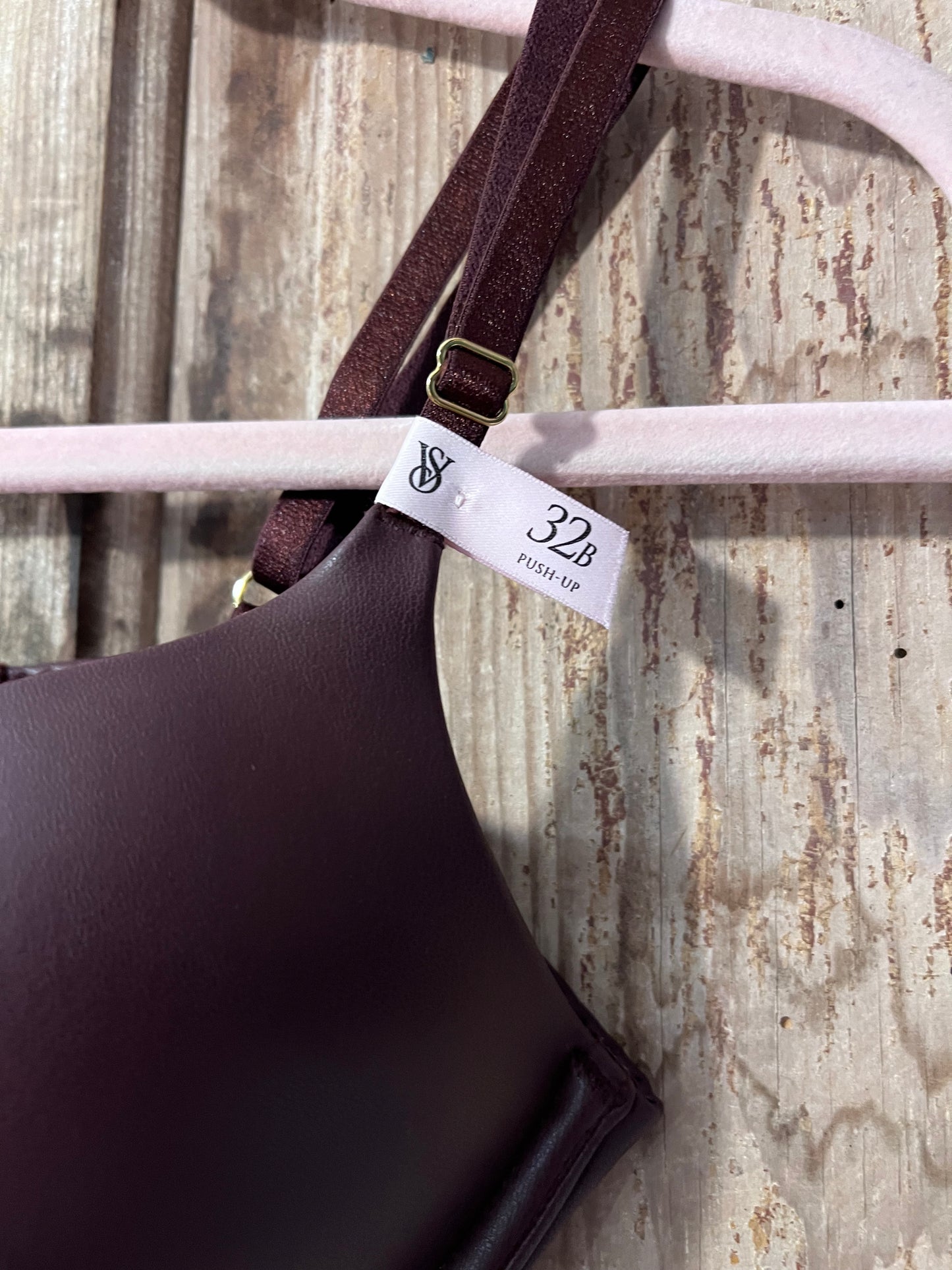 Y2K Victoria's Secret Leather Bombshell Bra