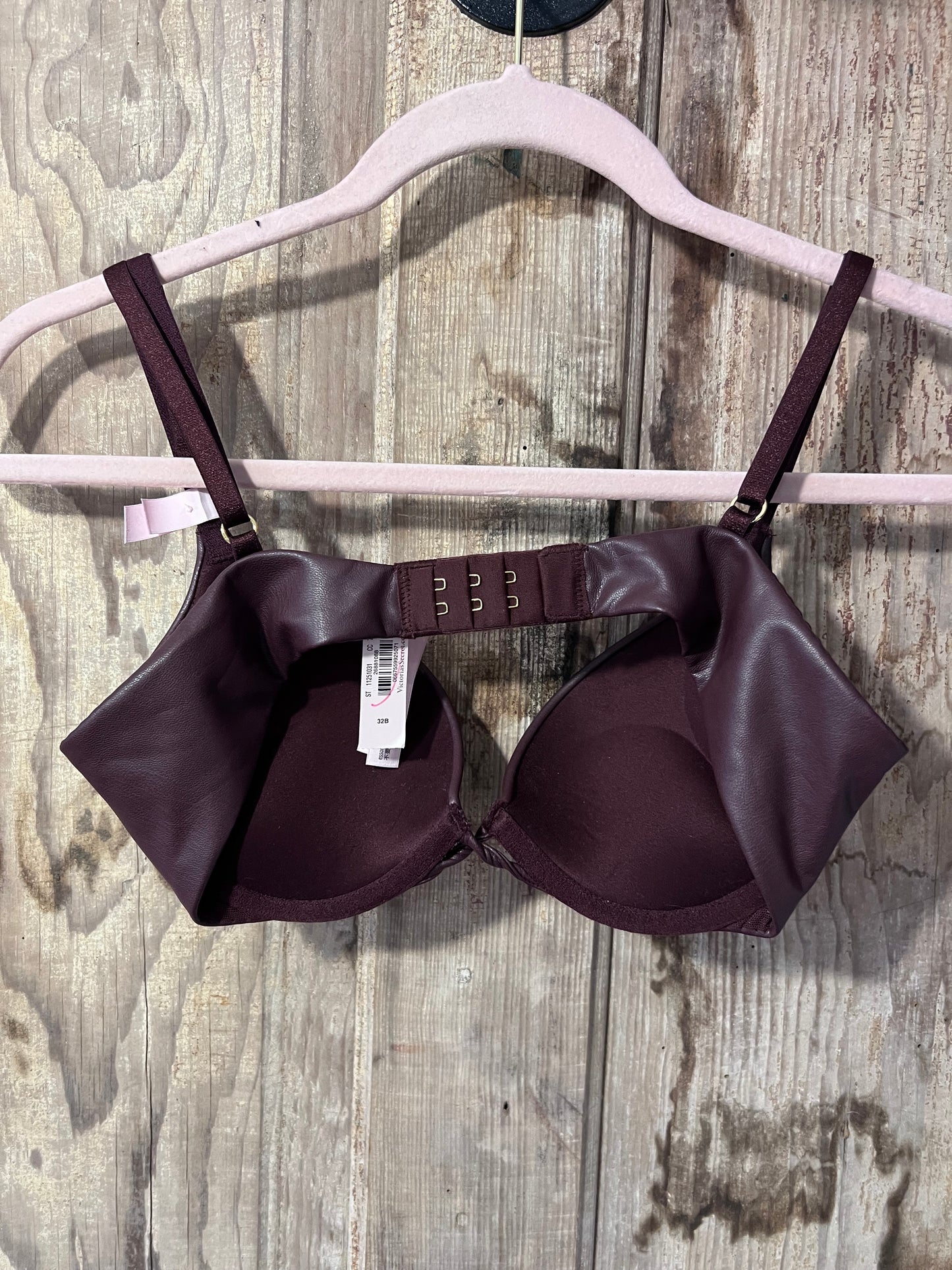 Y2K Victoria's Secret Leather Bombshell Bra