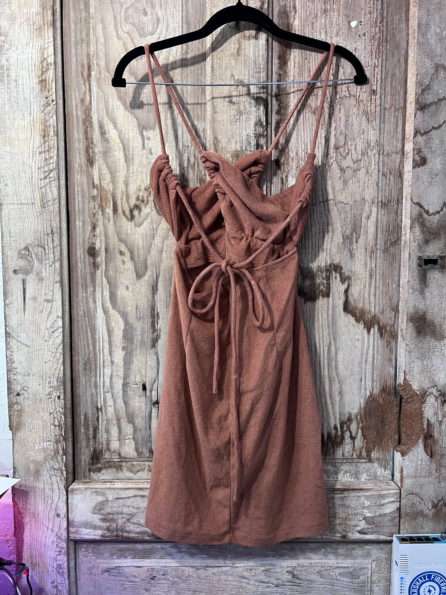 Princess Polly BRWN Brooke Mini Dress