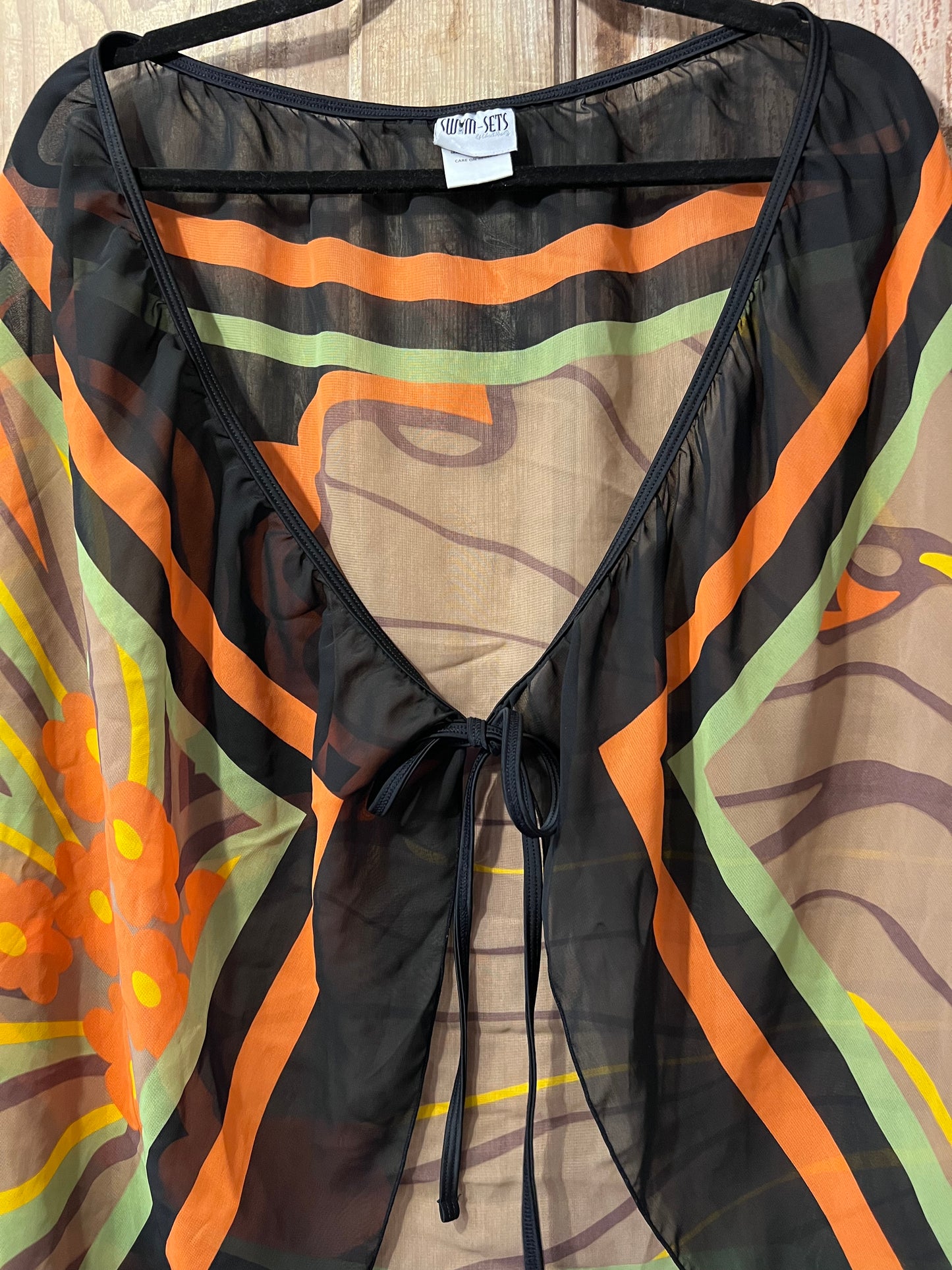 VTG SWIM-SETS Bathing Suit Cover Up Shawl