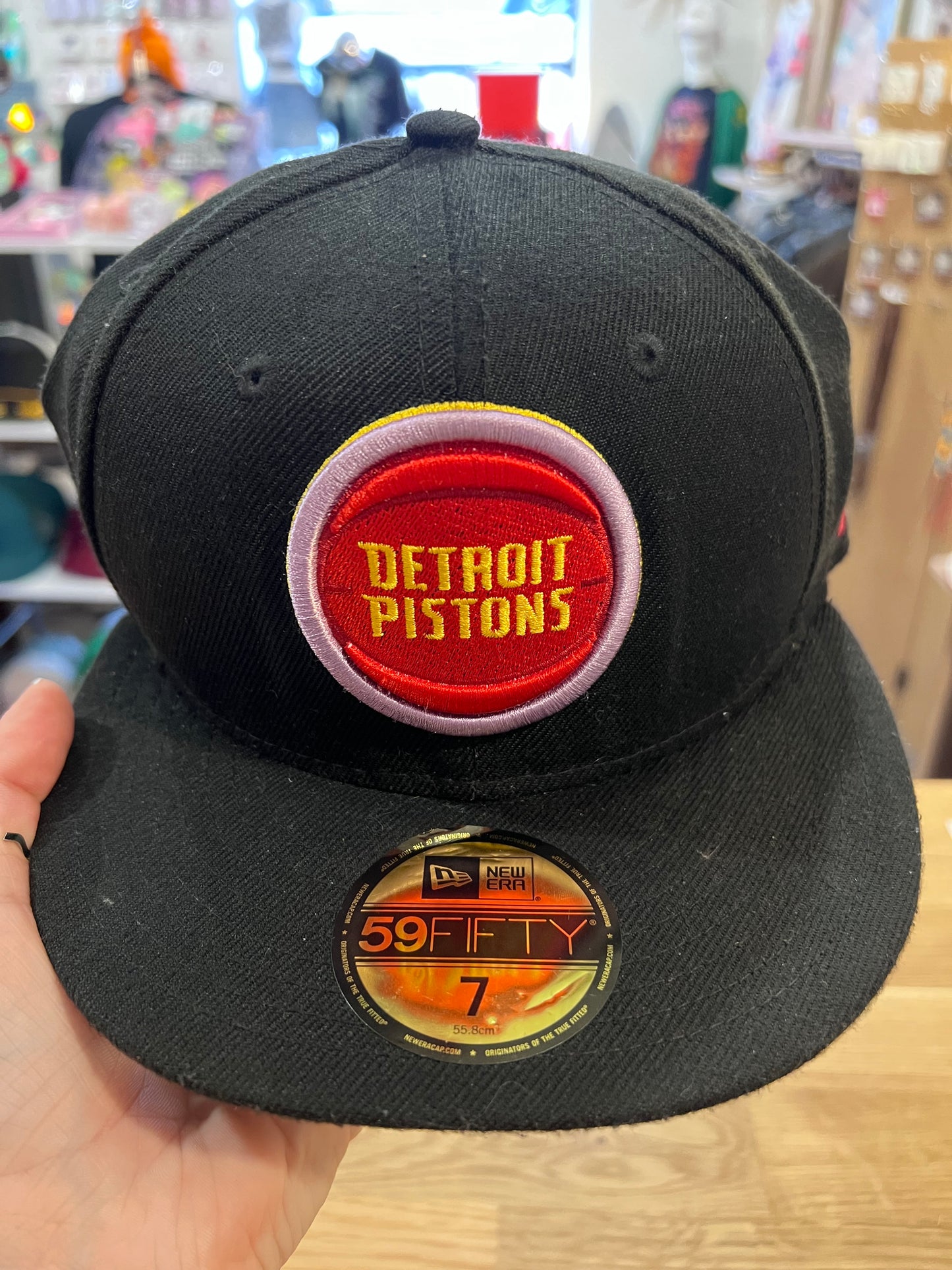 New Era Detroit Pistons Fitted Hat