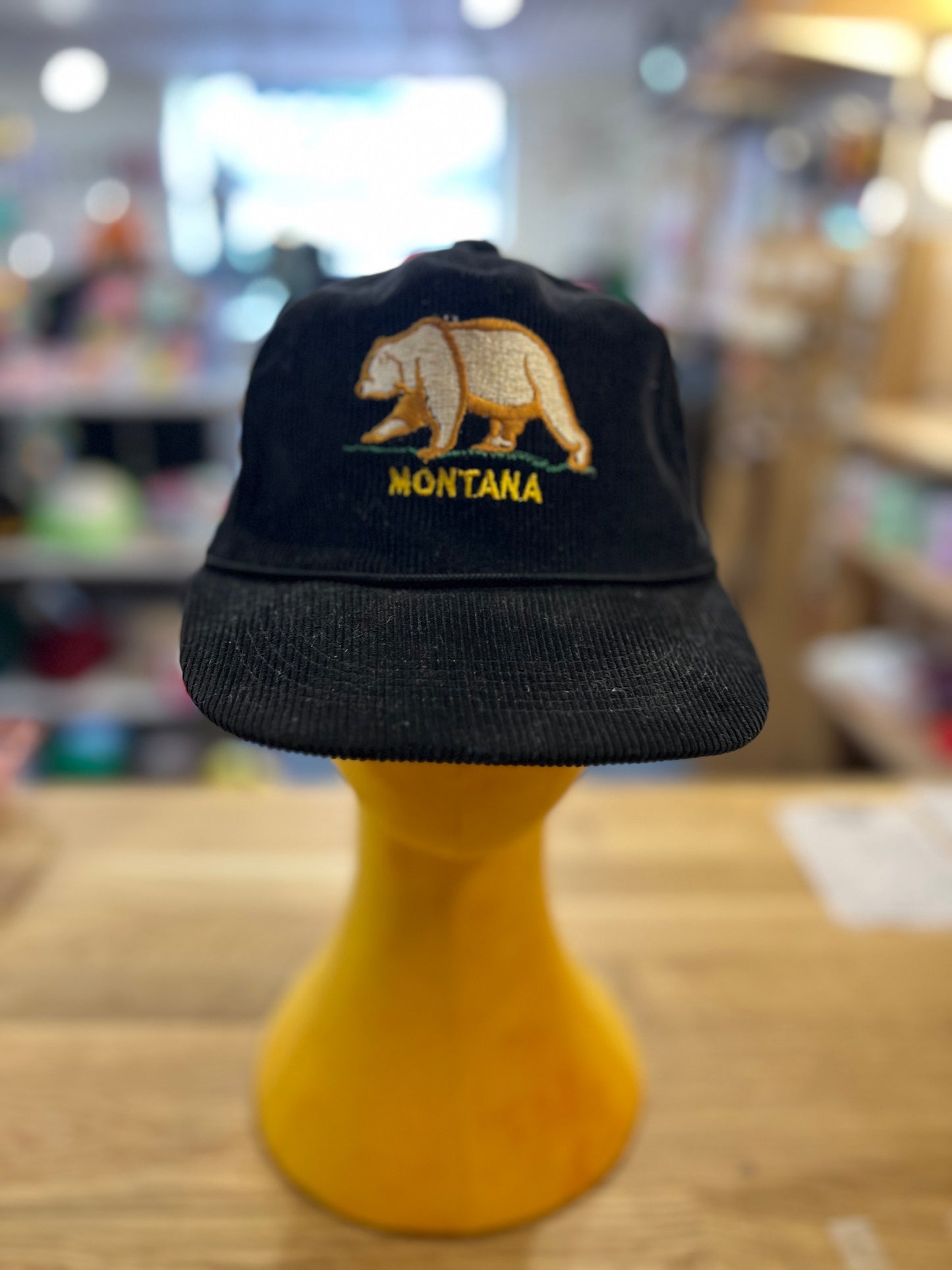 VTG Montana Corduroy Snap Back Trucker Hat