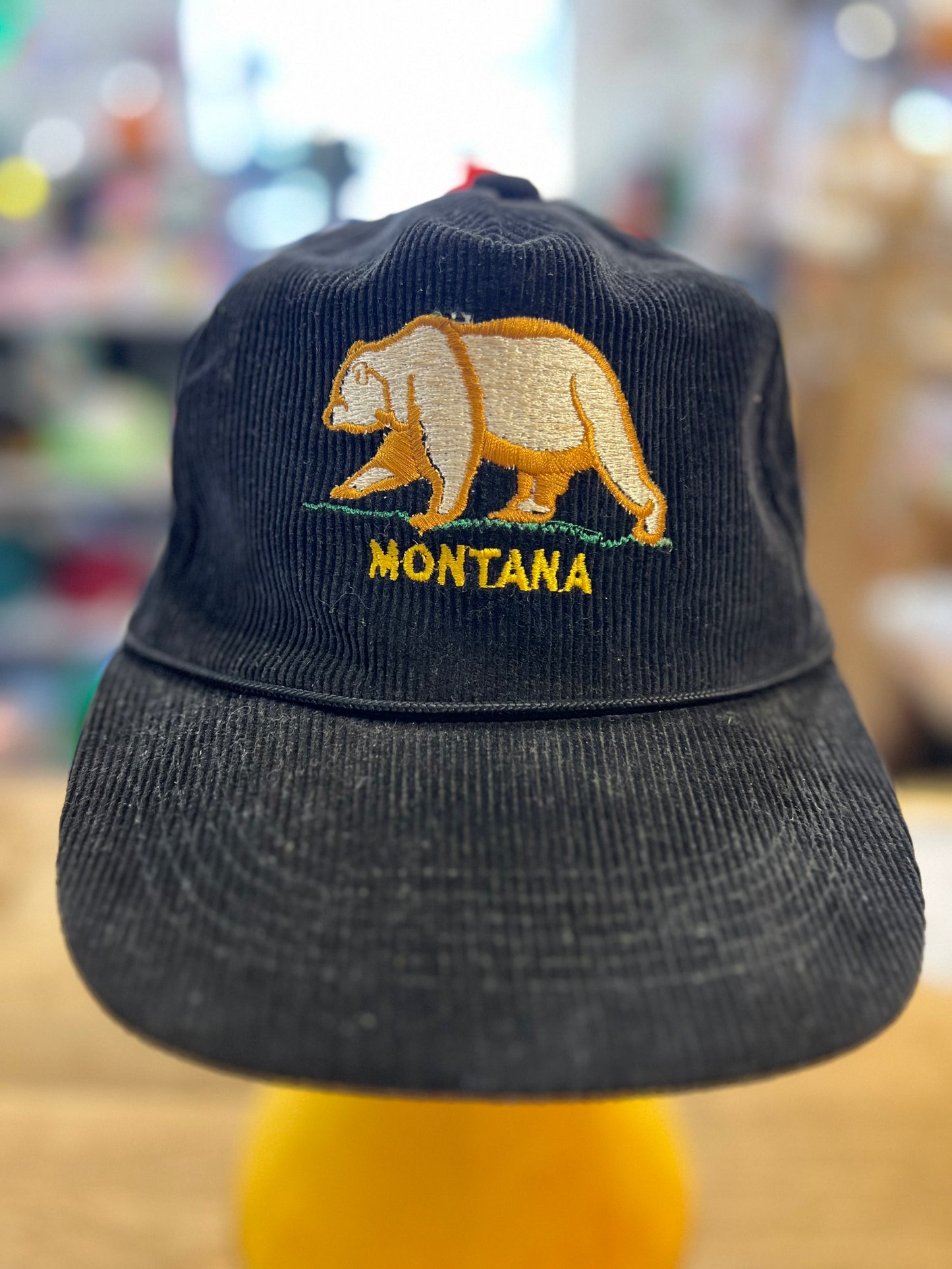 VTG Montana Corduroy Snap Back Trucker Hat