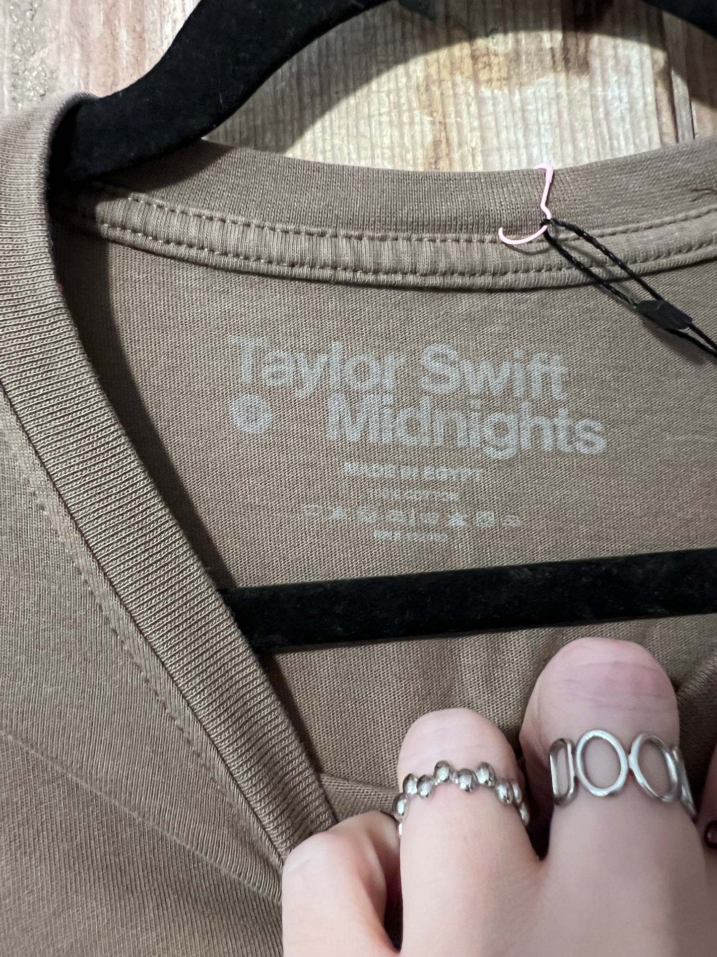 Taylor Swift "Meet Me At Midnight" Color Block Long Sleeve Shirt
