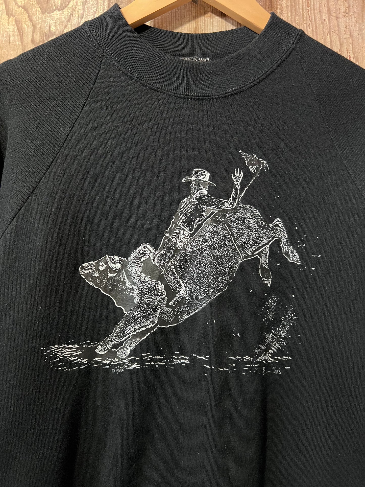 80's Bucking Cowboy Crewneck