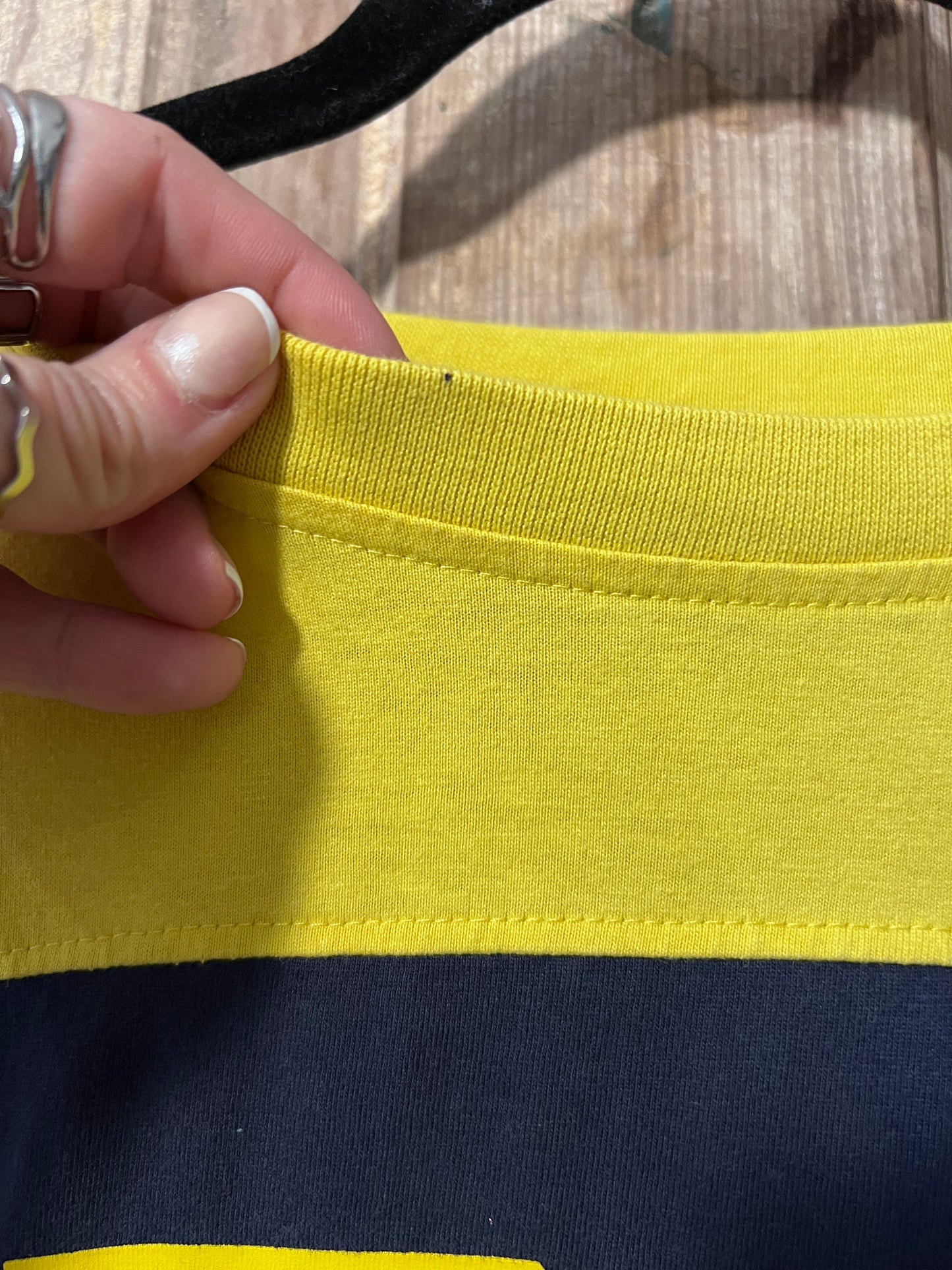 Retro Two Tone Michigan Long Sleeve Shirt