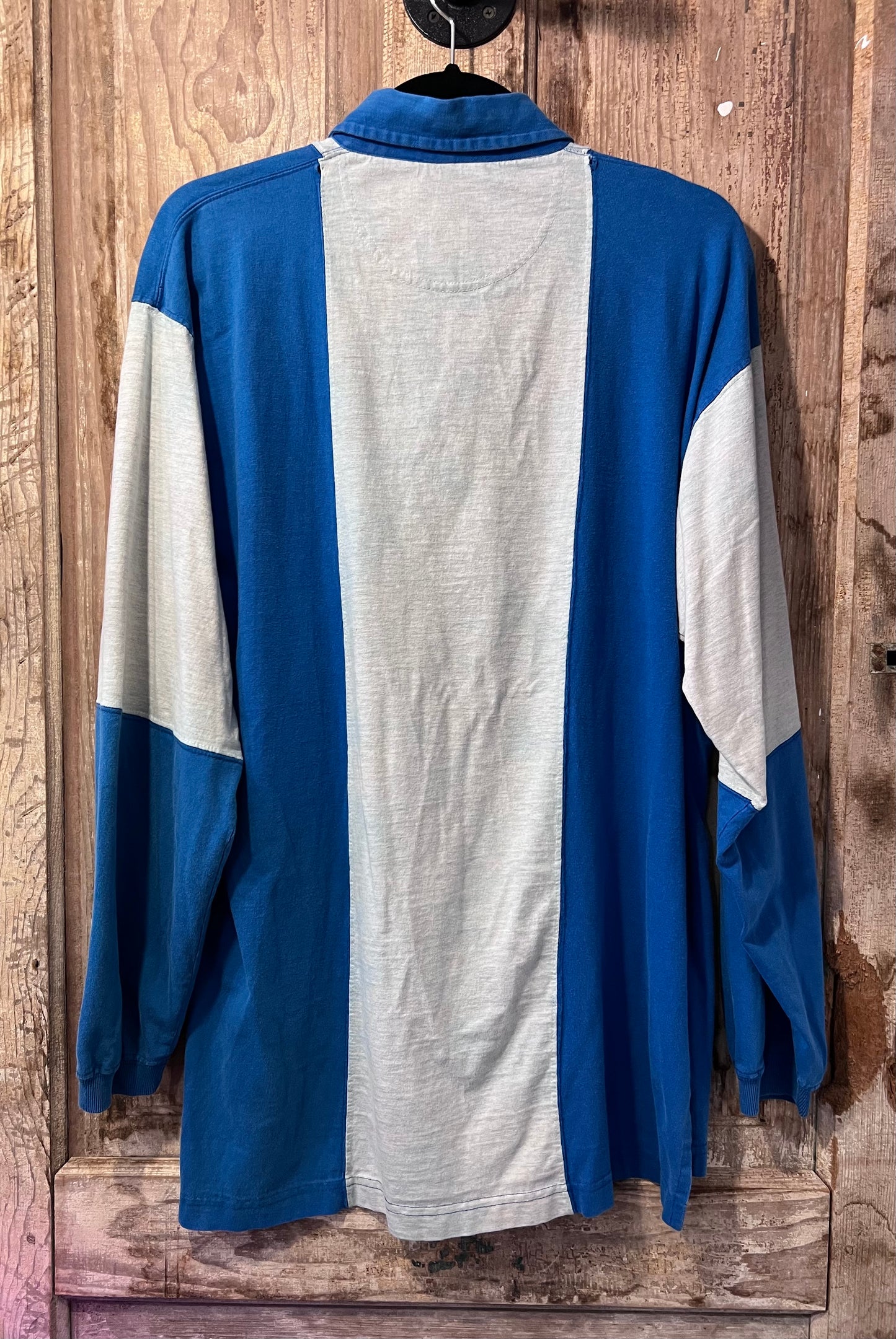 90's Detroit Lions Long Sleeve Henley Shirt