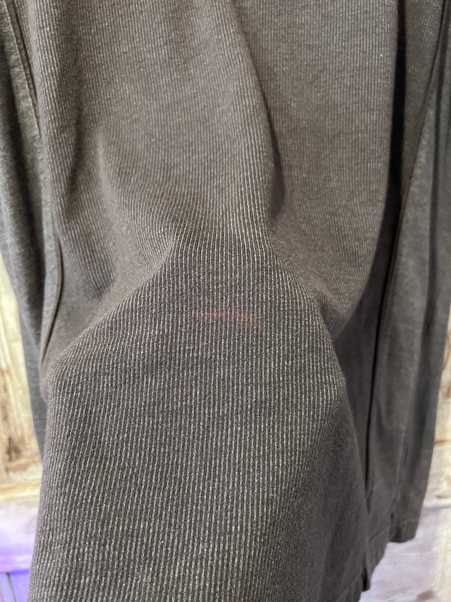 Y2K Arrow 2 Toned Brown & Grey Striped Polo Shirt