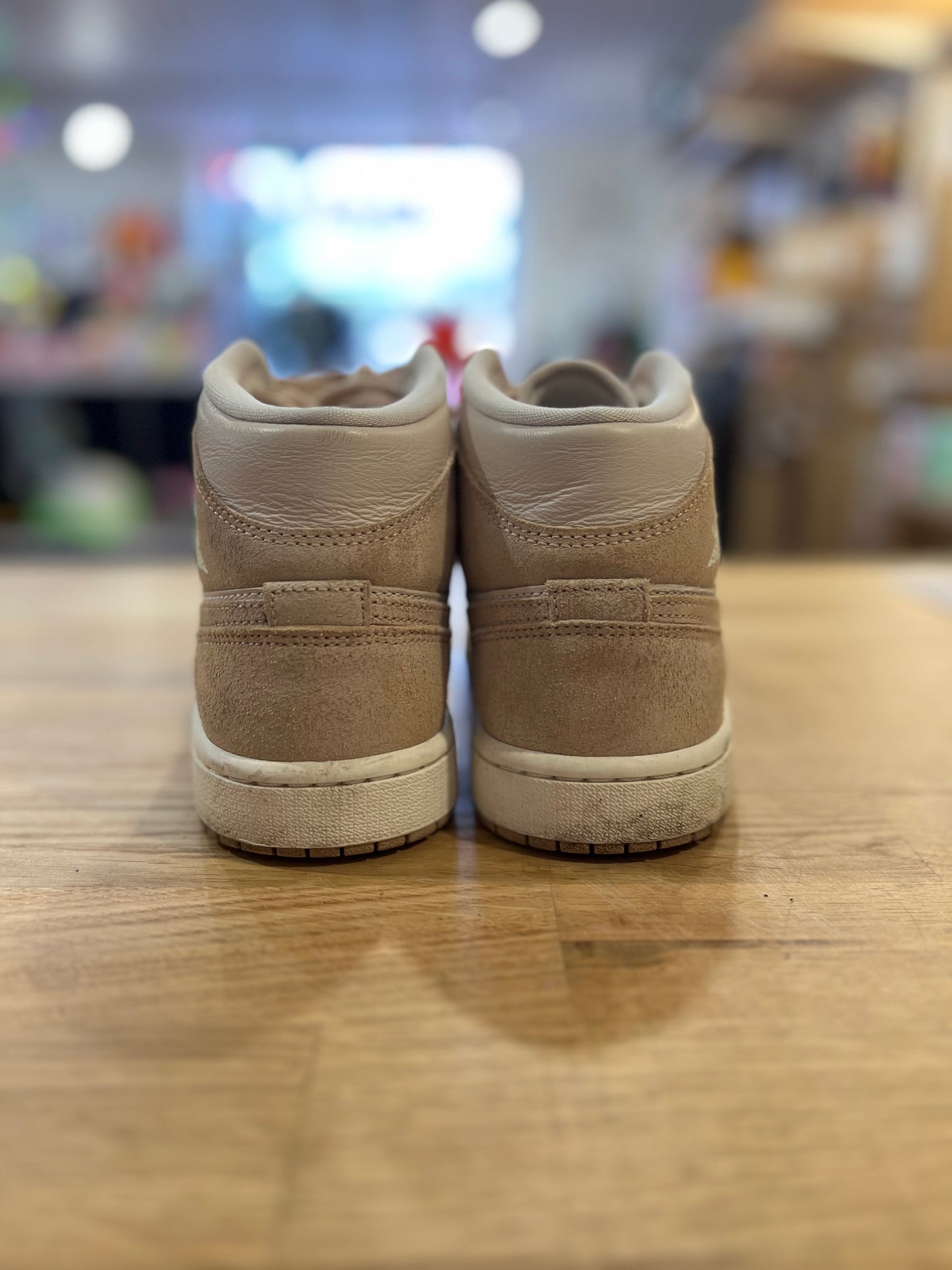 Y2K Pink/Taupe Nike High Top Air Jordan's