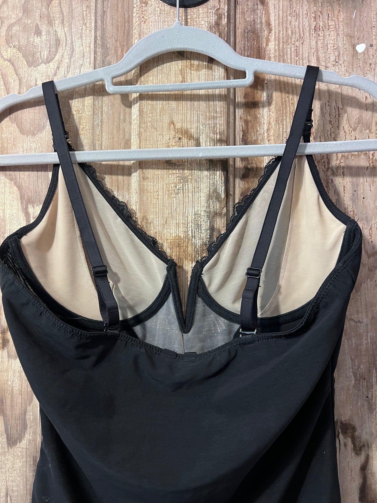 90's/Y2K Popilush Blk Lace Bodysuit
