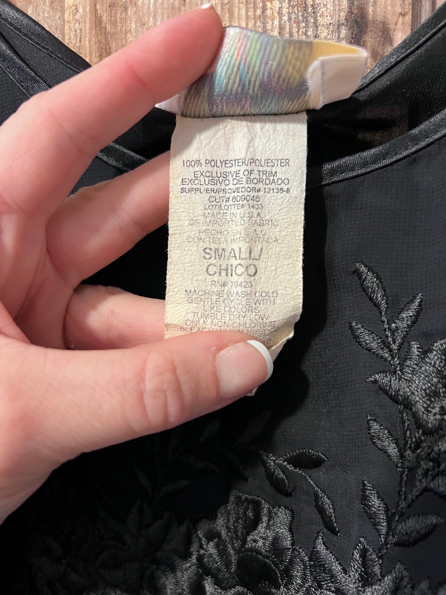 90's/Y2K Dentelle Blk Lacy Slip Dress