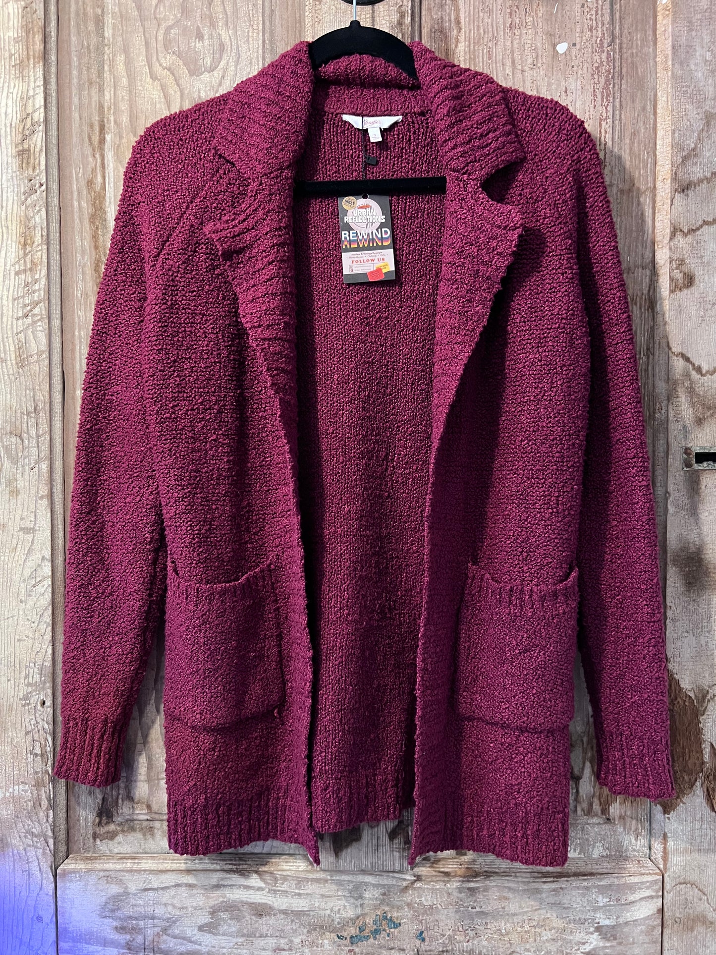 Y2K Candie's Maroon Cardigan